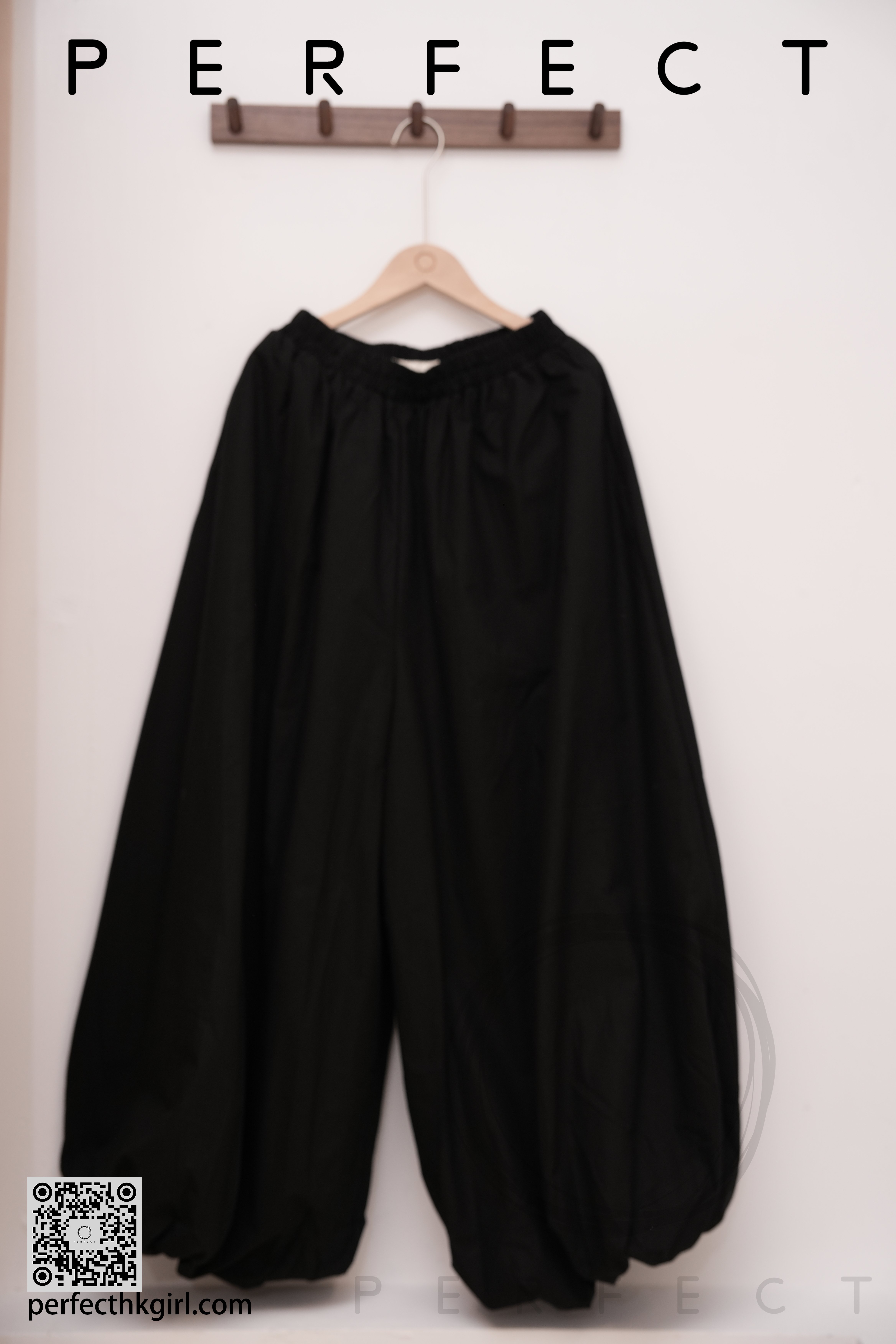 P0032_百搭舒適燈籠褲（顯瘦黑色）