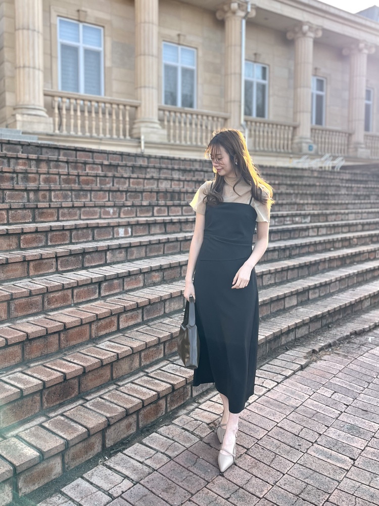 The Margaret Cami Dress (Black)