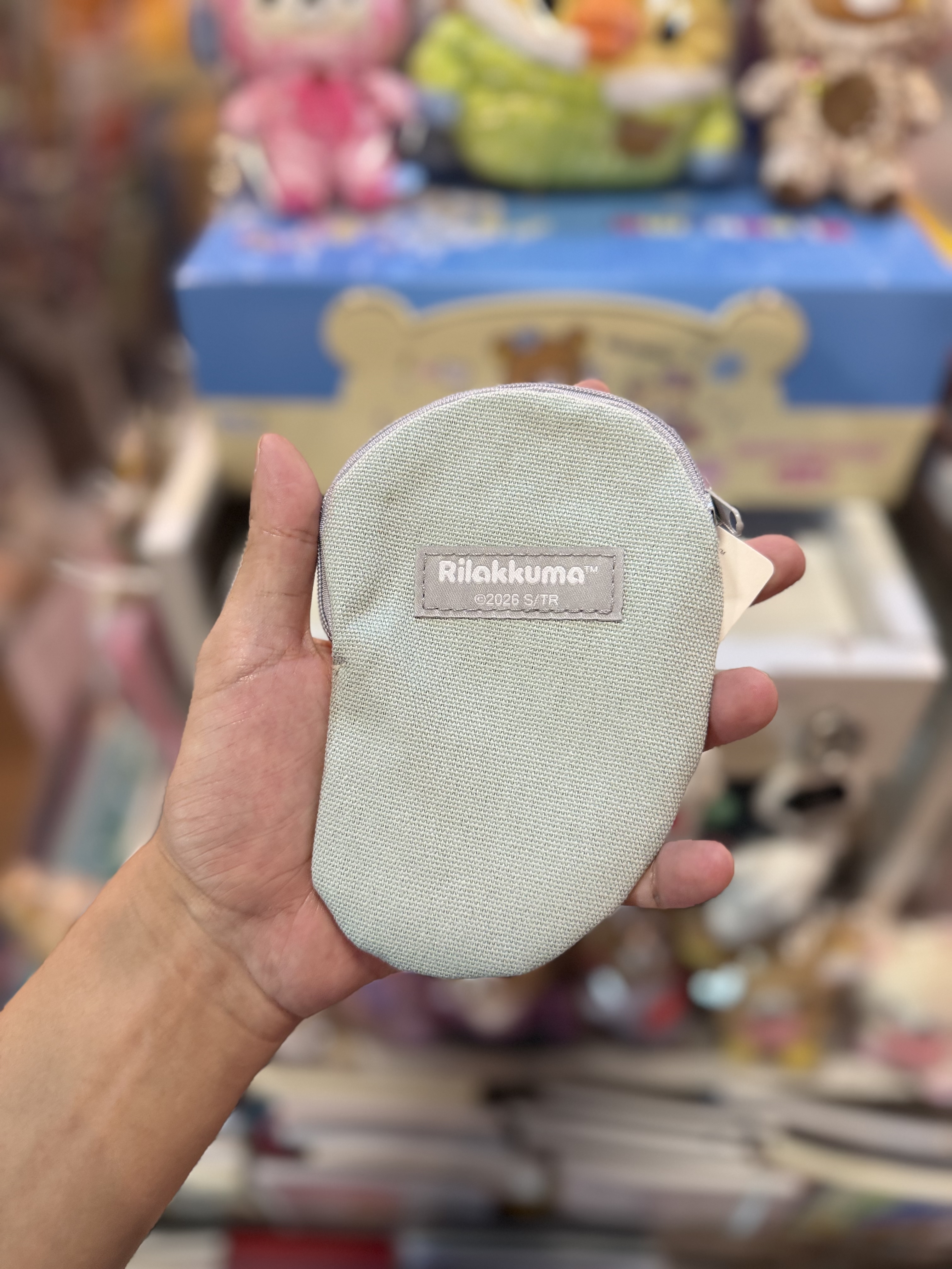 《現貨》全新Rilakkuma黑超造型小物袋