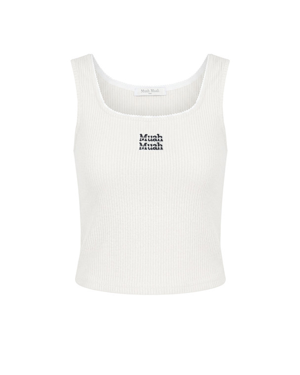 MuahMuah LACE SQUARE NECK SLEEVELESS