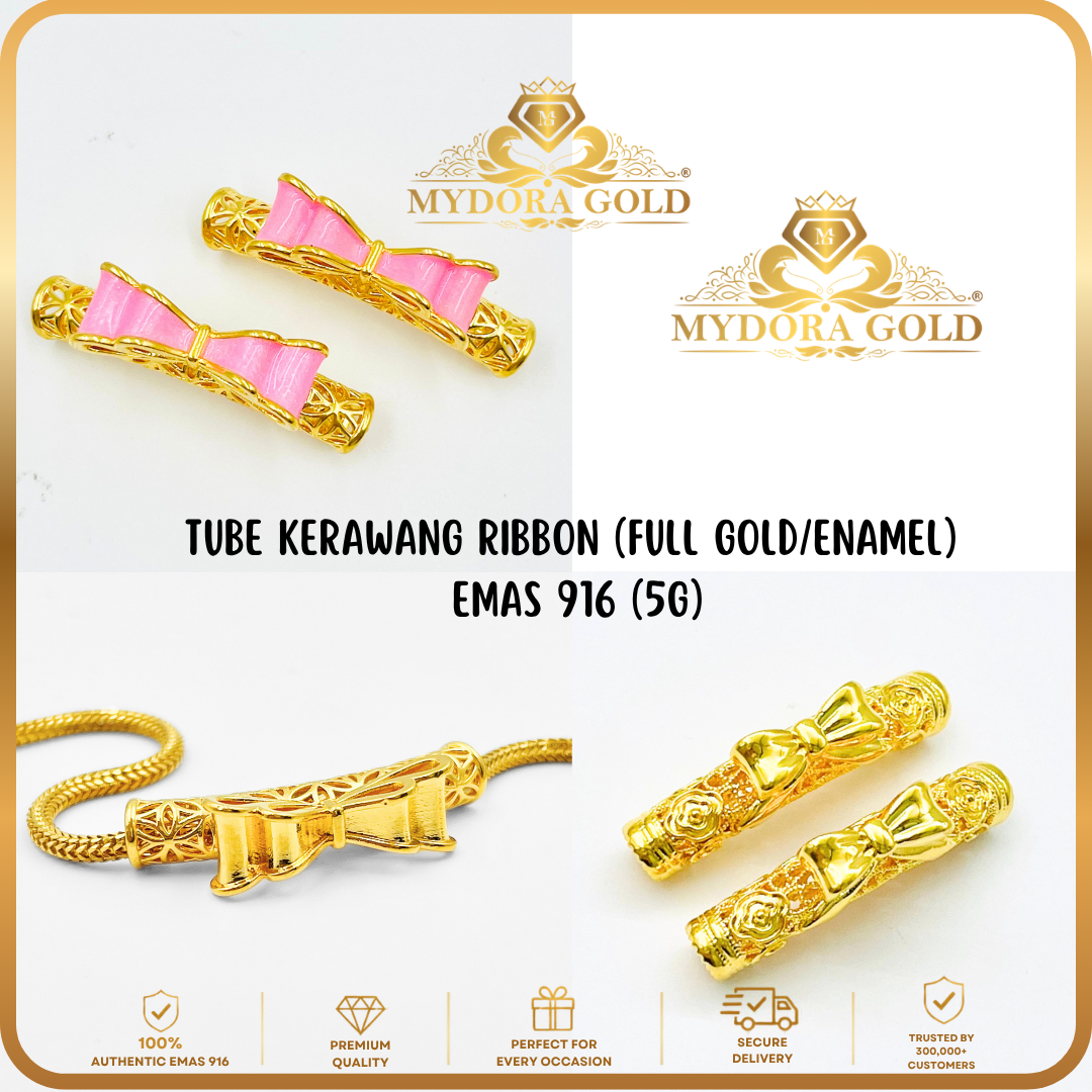 MYDORA Tube Kerawang Ribbon (5G) l EMAS 916/22K