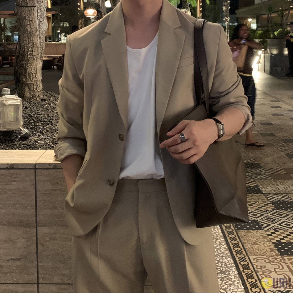 【100%保證韓國直送】韓系極簡方正皮革大容量肩背手提托特包 👜 [2 color] RL114956