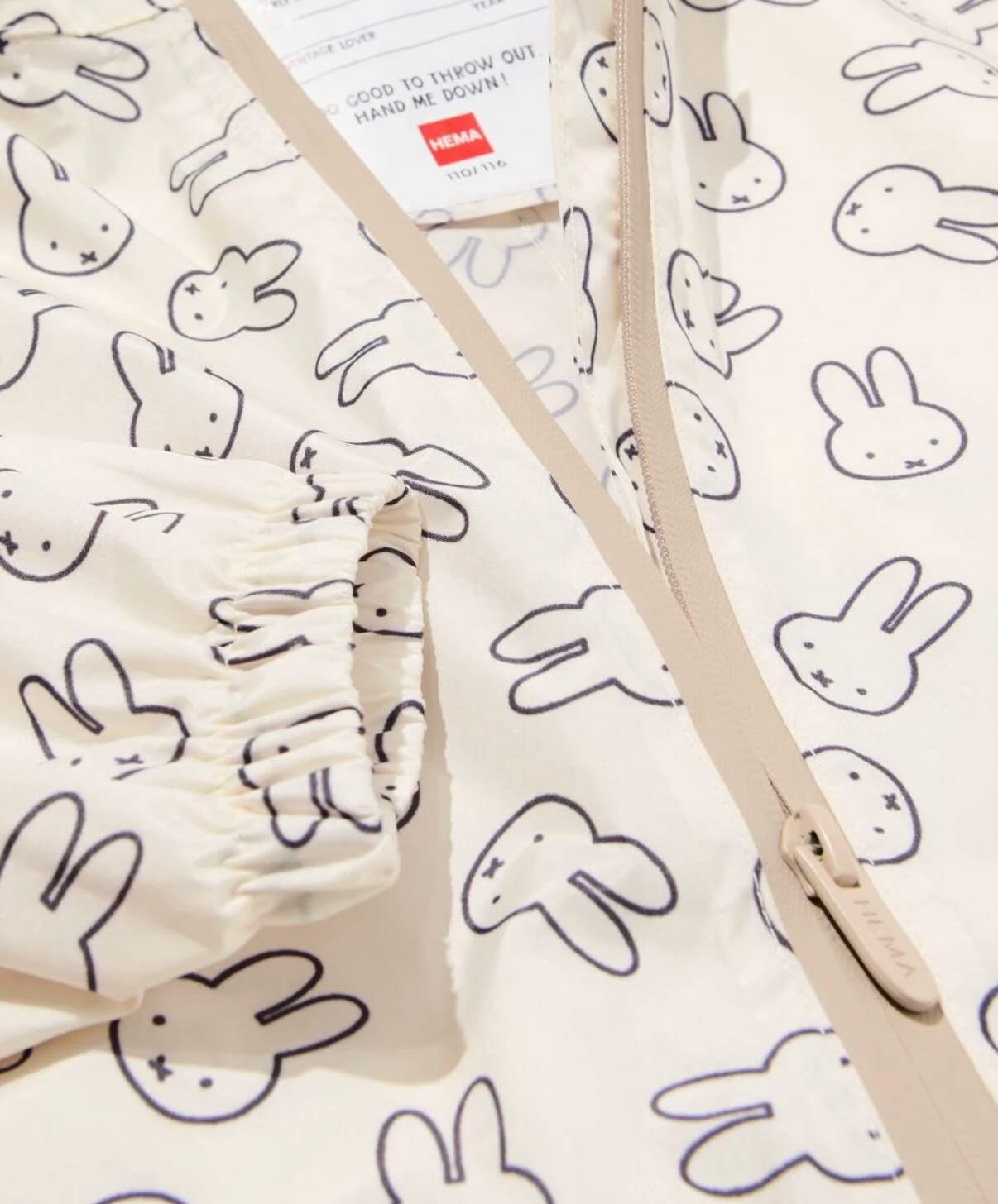 Miffy kids waterproof onesie (cream)