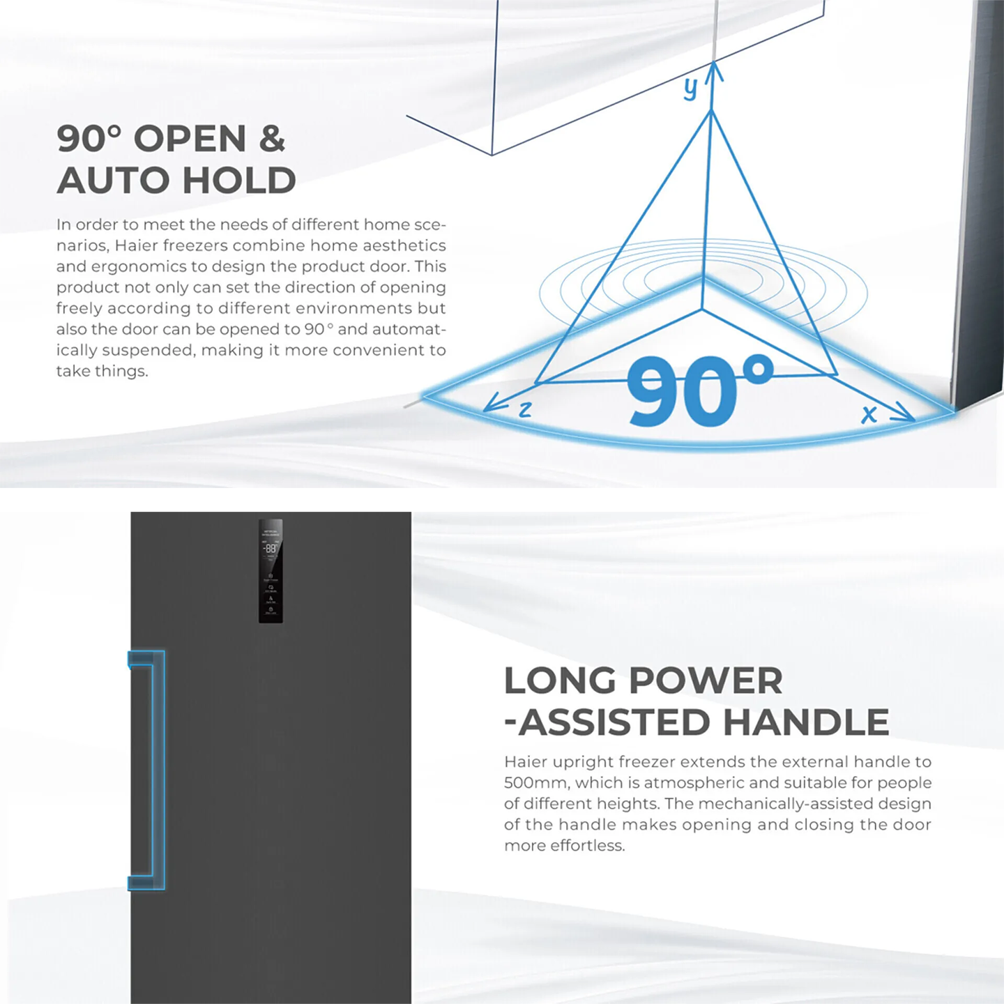 Haier 290L Upright Freezer (HUR-331NE)