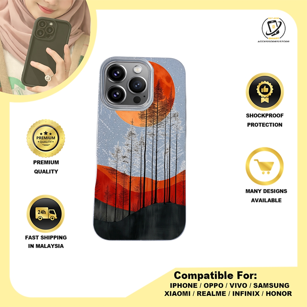 BLING CASE PHONE FOR IPHONE - DESIGN MOON D