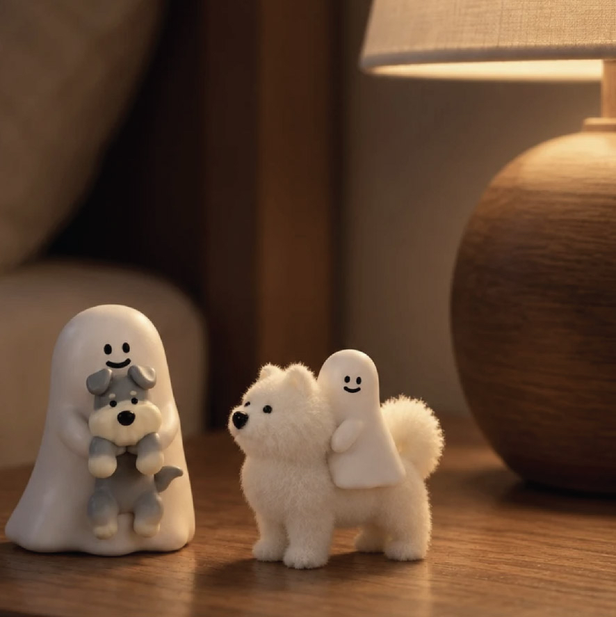 Ghody狗幽靈夜光公仔