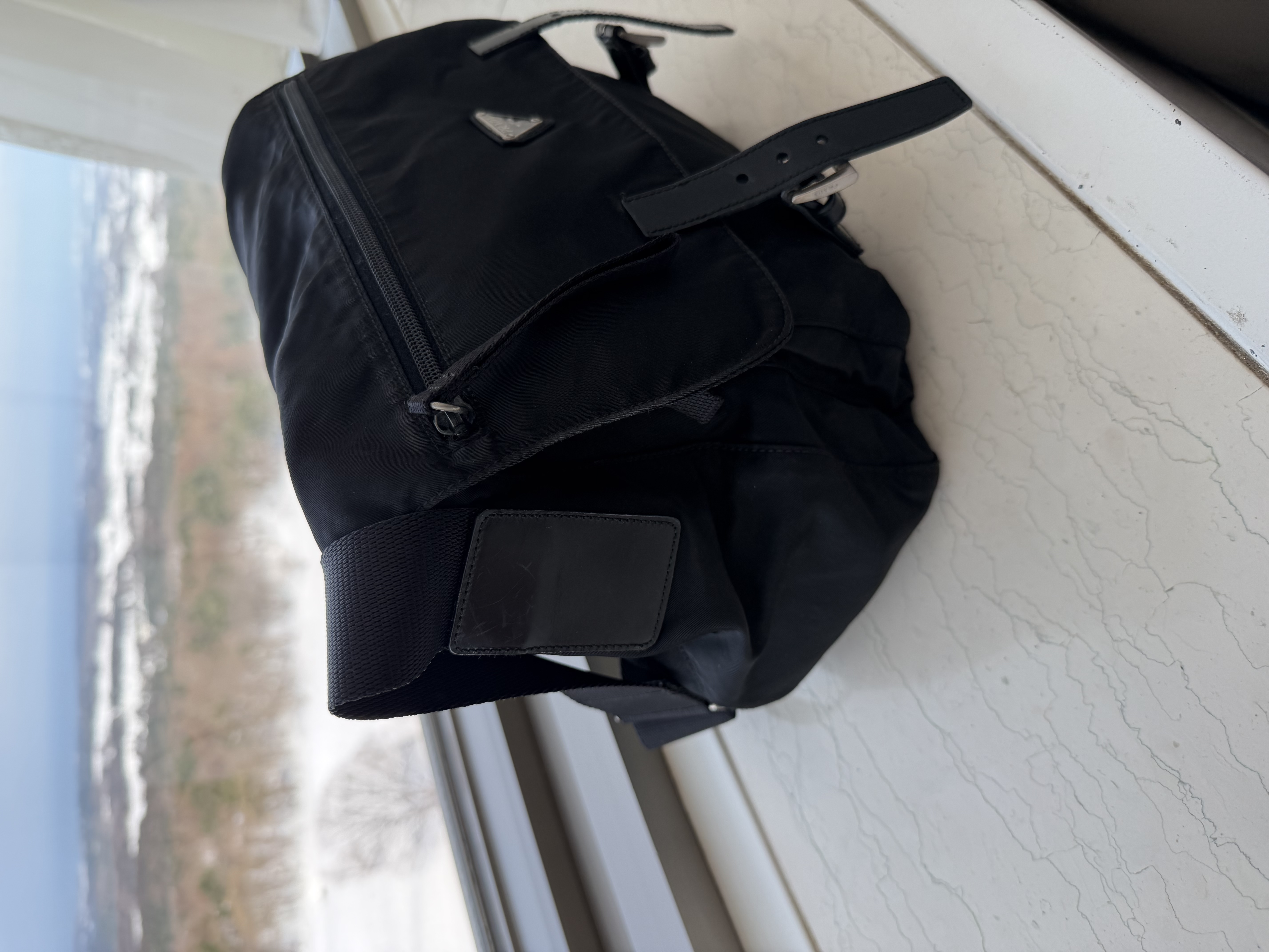 Prada prada explore re-nylon messenger bag