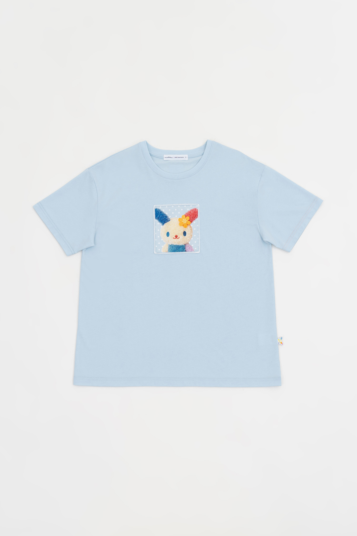  【台灣】USAHANA 寬鬆 Tee（藍）