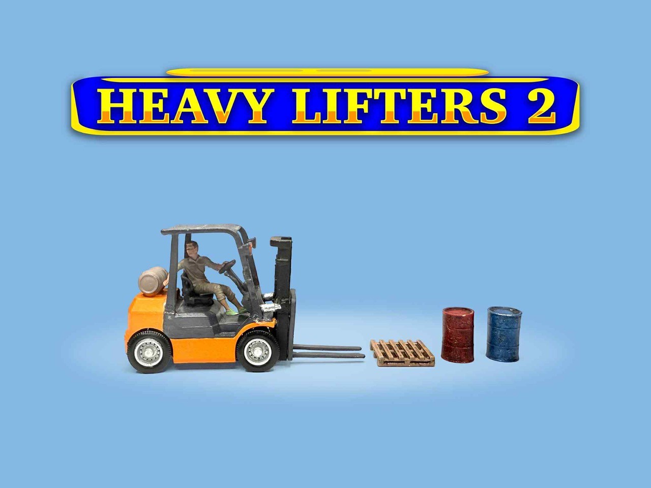 American Diorama 1/64 Figure Set: Heavy Lifters 2 - AD-2434