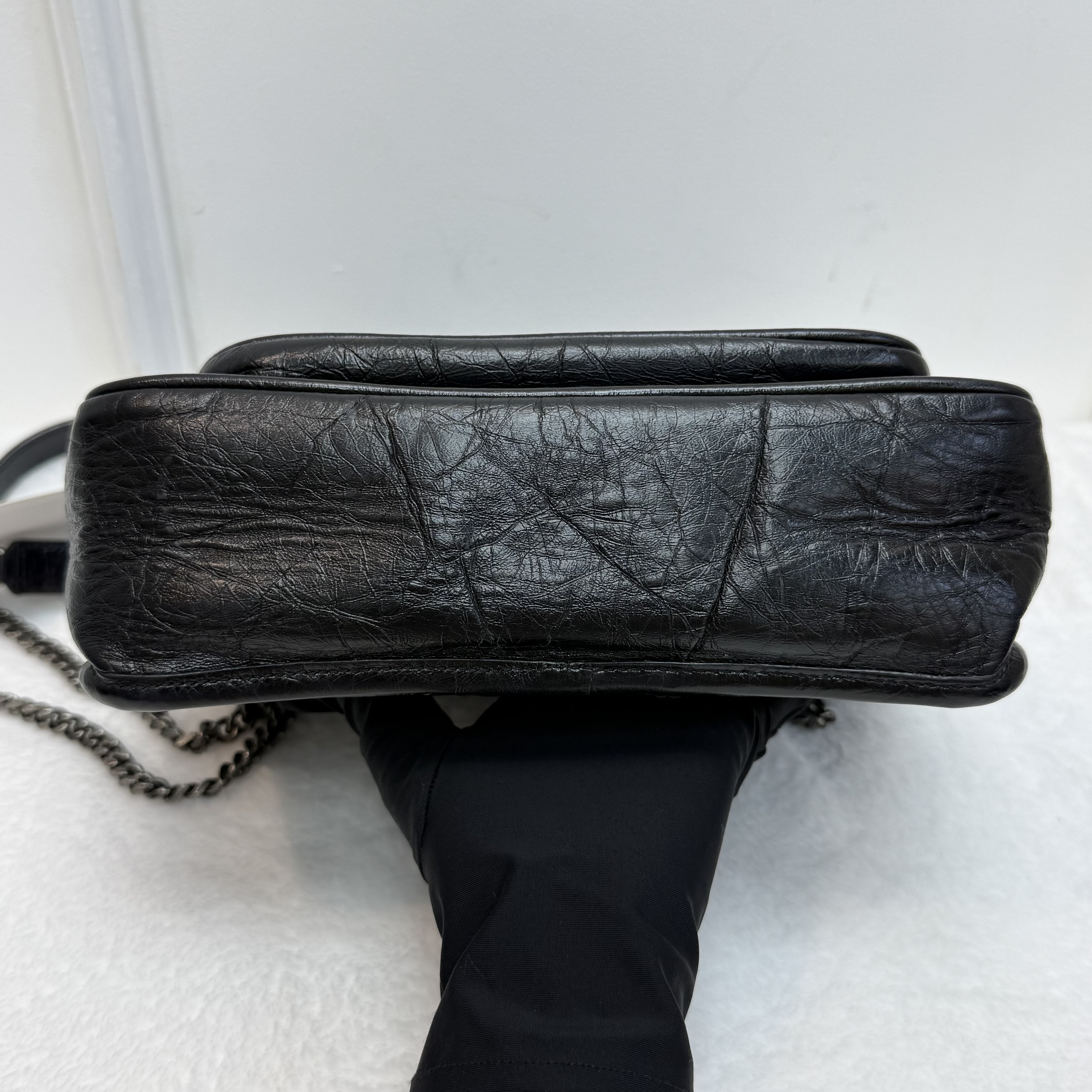 YSL Niki 黑色牛皮