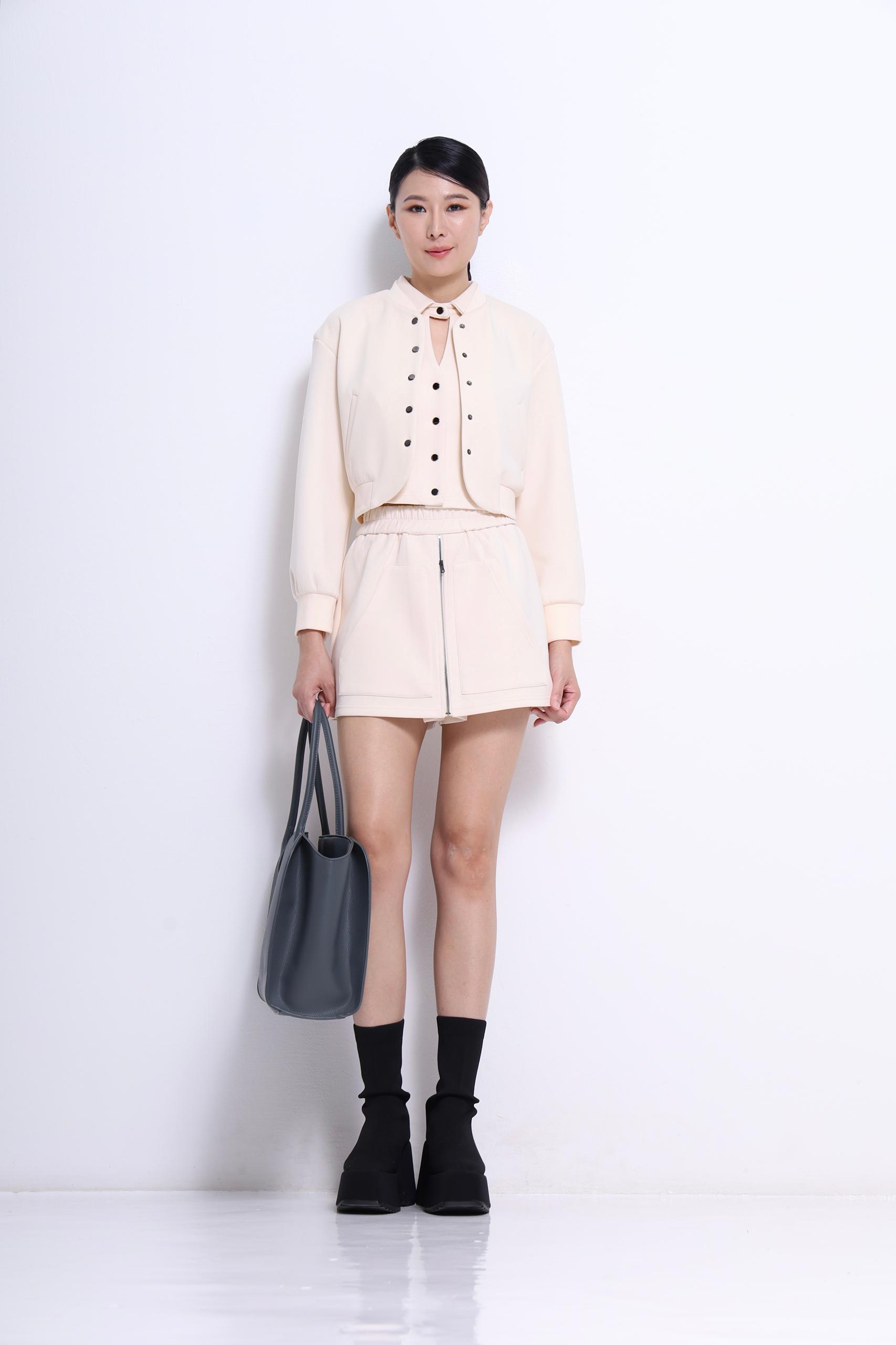 CB2697 SOLID JERSEY JACKET