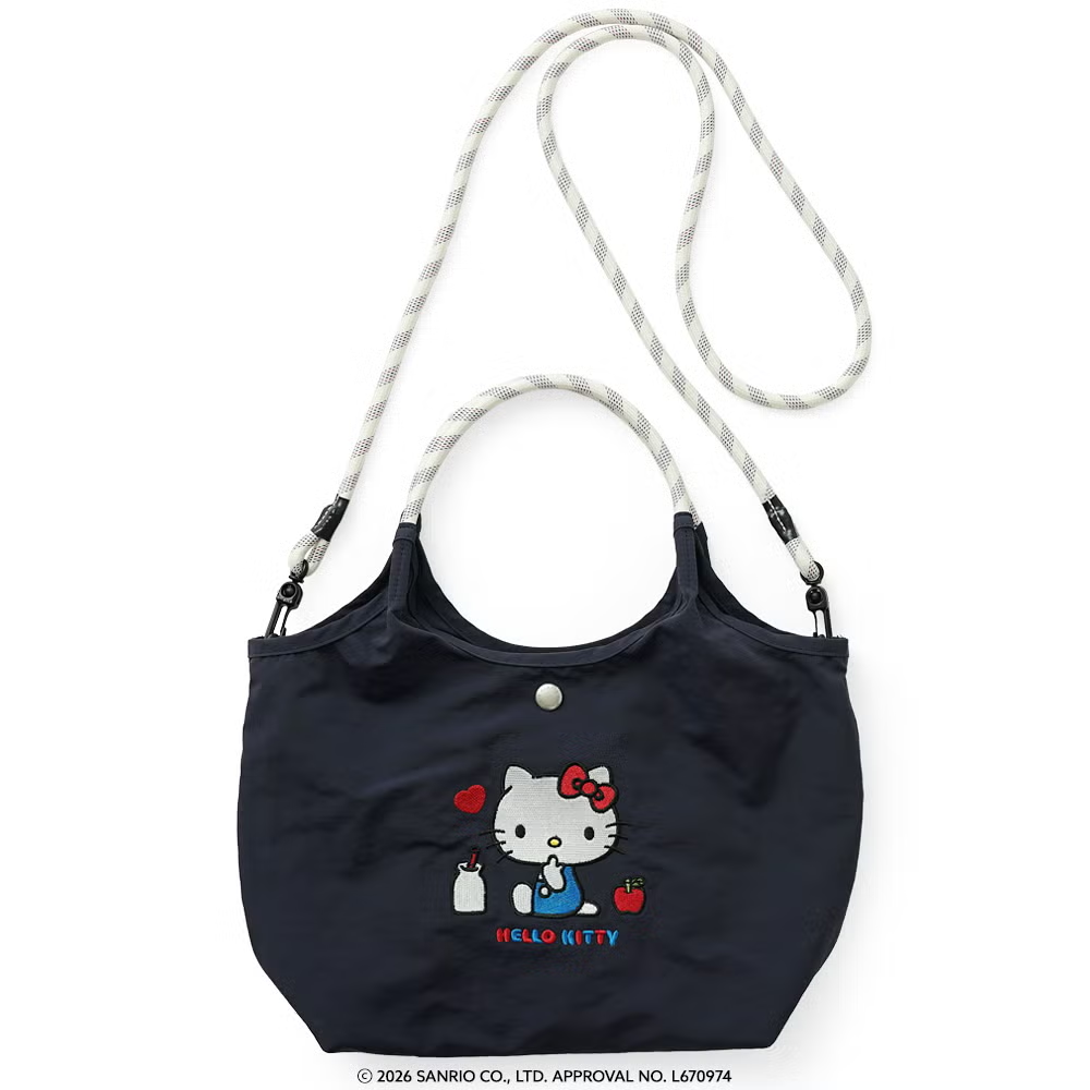 【日本直送】Sanrio × unify 輕量撥水加工刺繡兩用袋 4L