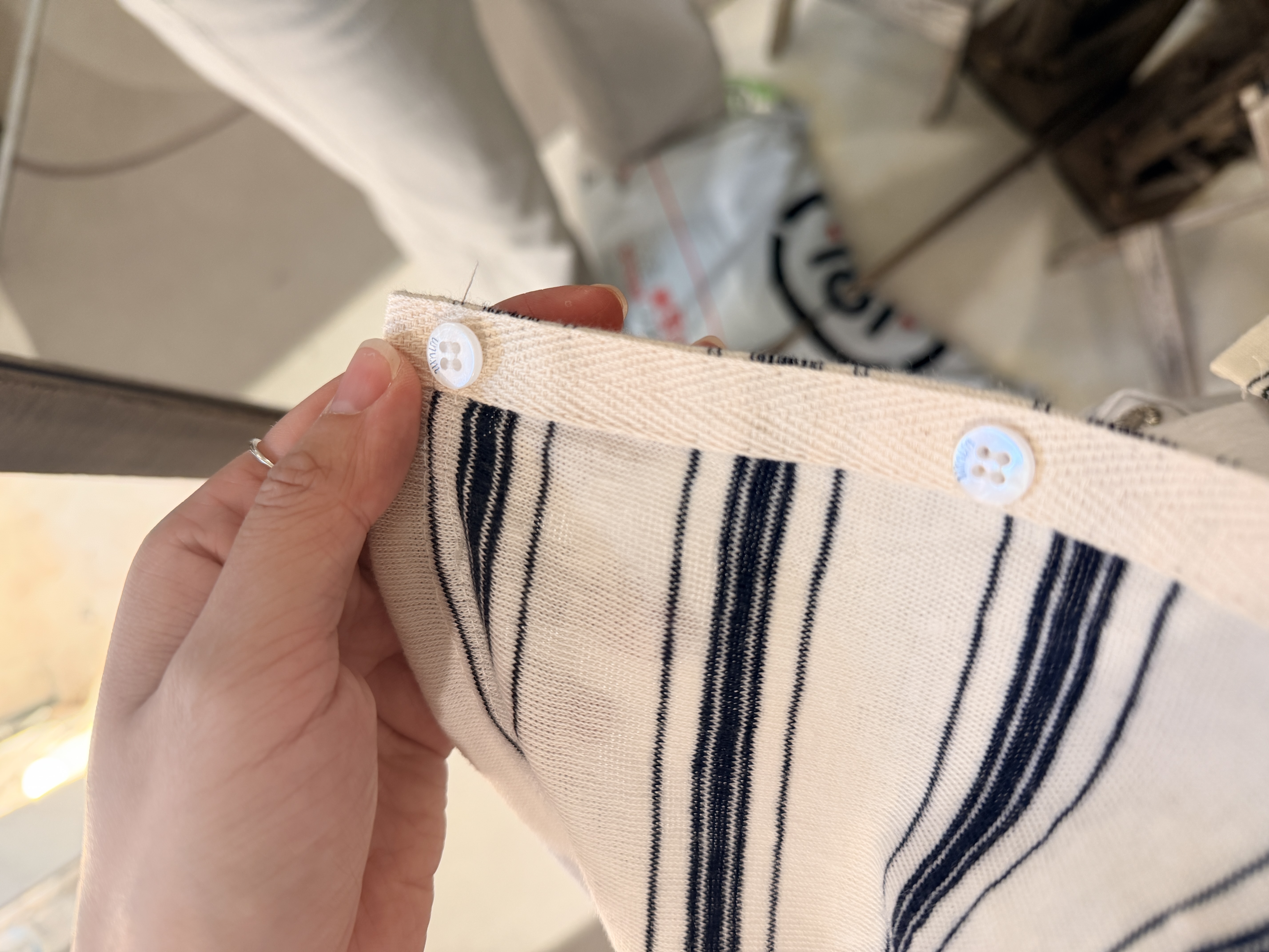 Stripe cardigan