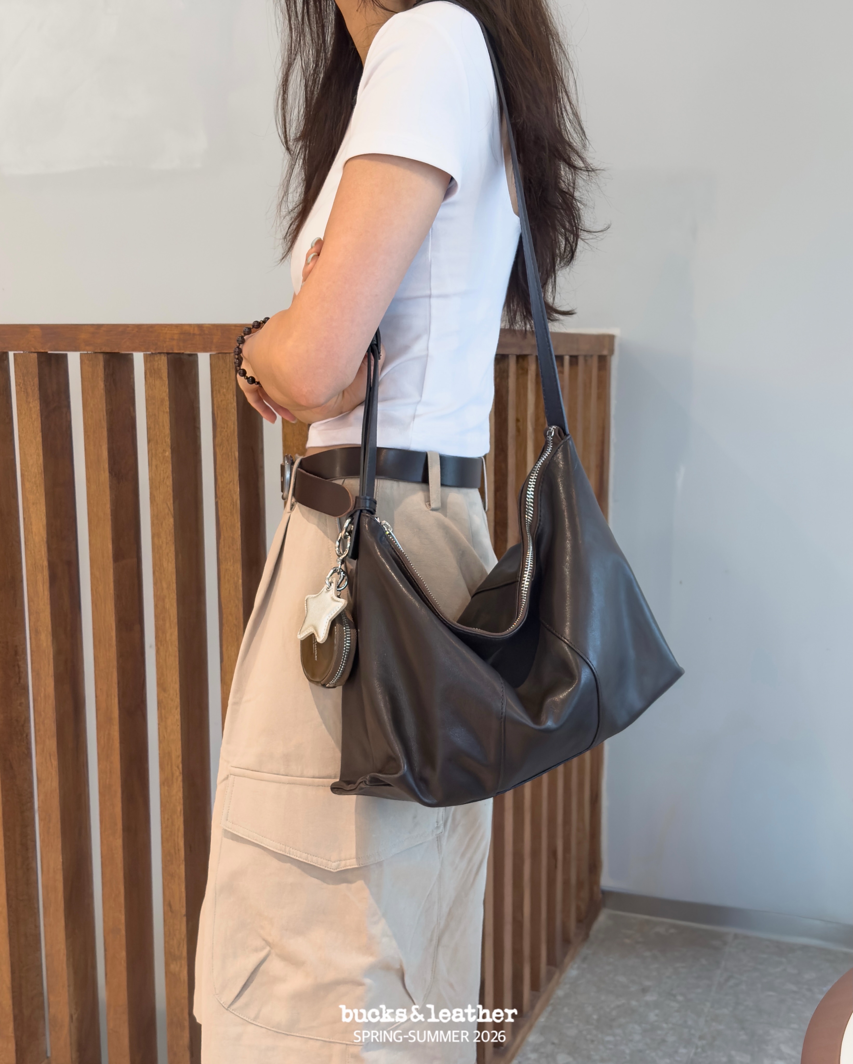 【26SS 】預訂_Corner Bag By Bucks & leather