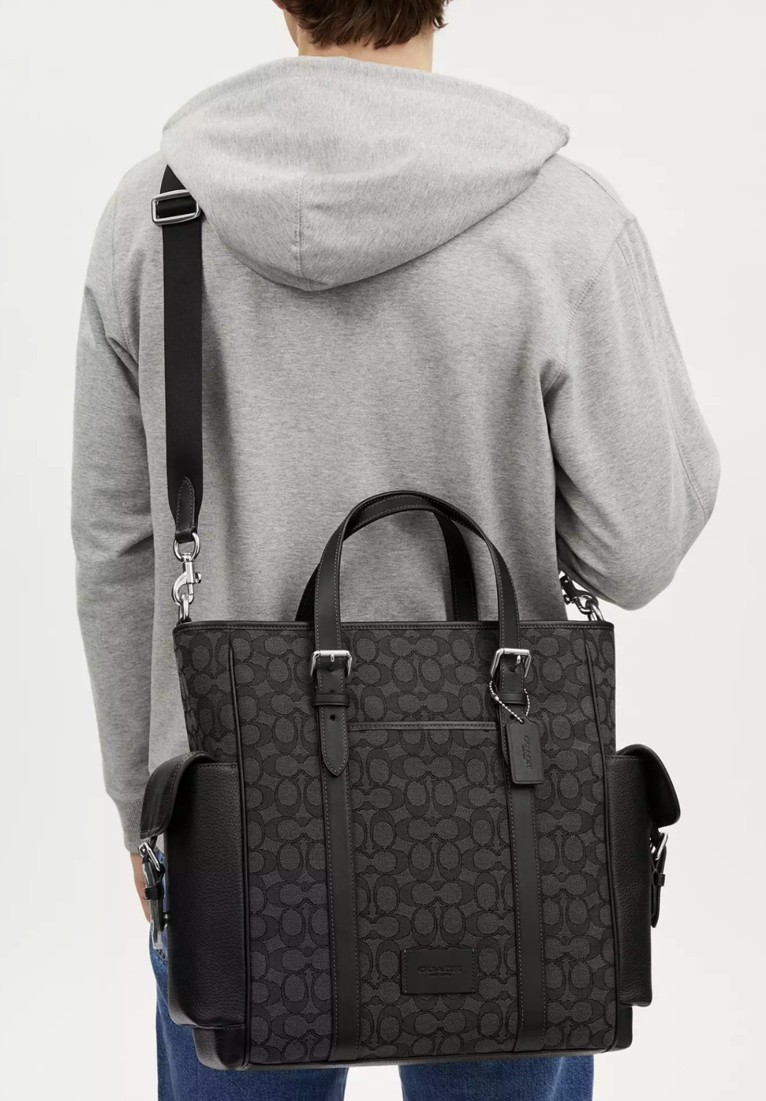 Coach Sprint Tote in Signature Jacquard 