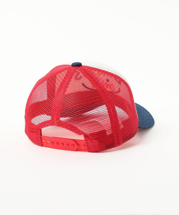 🇯🇵預訂 日本直送🇯🇵Beams Mini四色標誌刺繡微笑拼色網眼帽