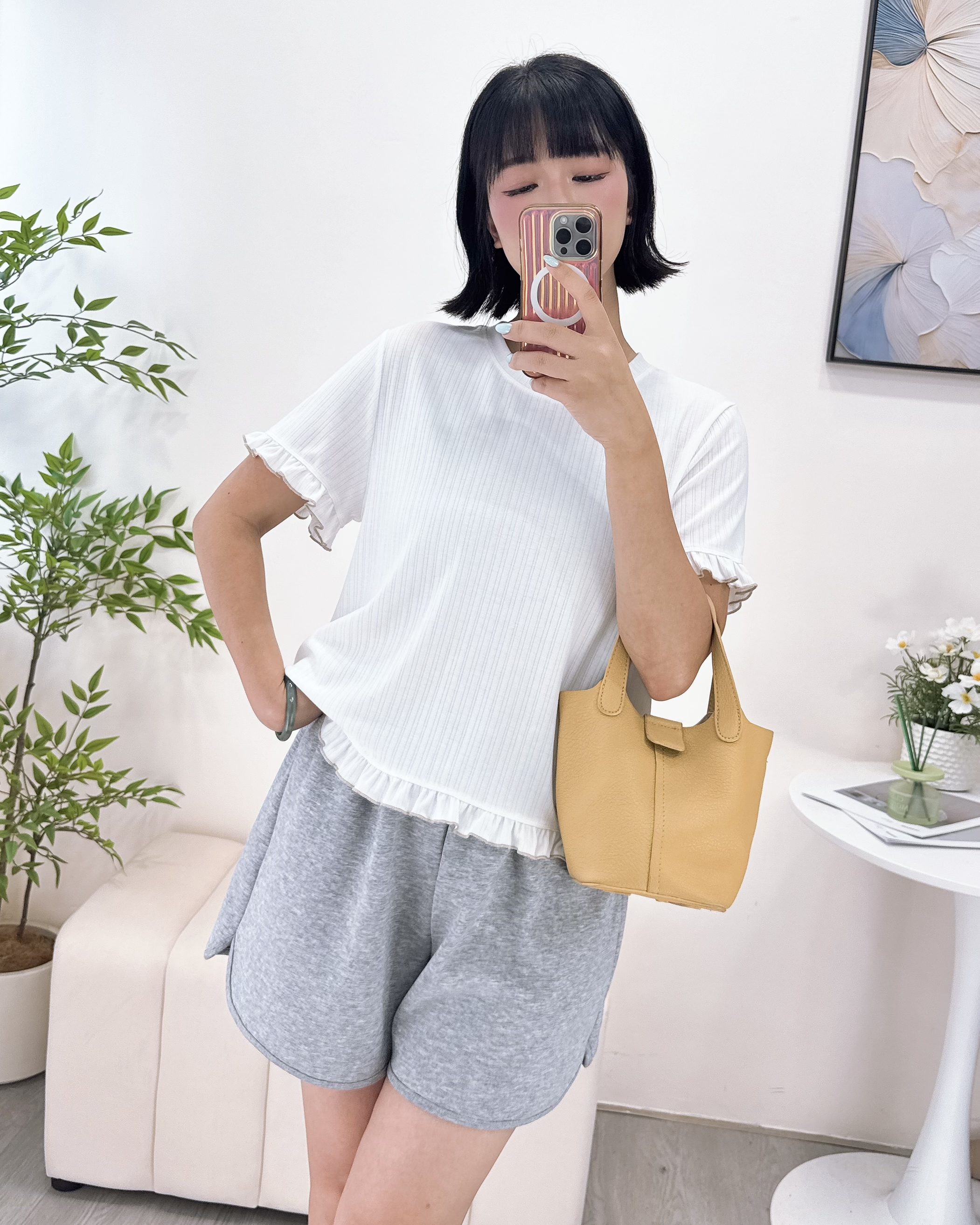 免燙超舒服梭織棉上衣 3色