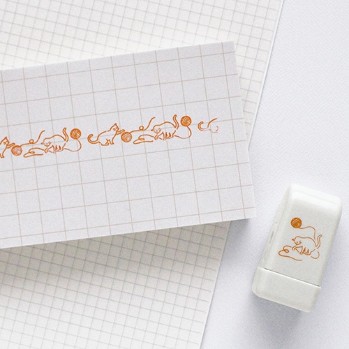 現貨｜貓貓 日版 DECO Loop Stamp 轆轆 印章 (Cat STP-011)