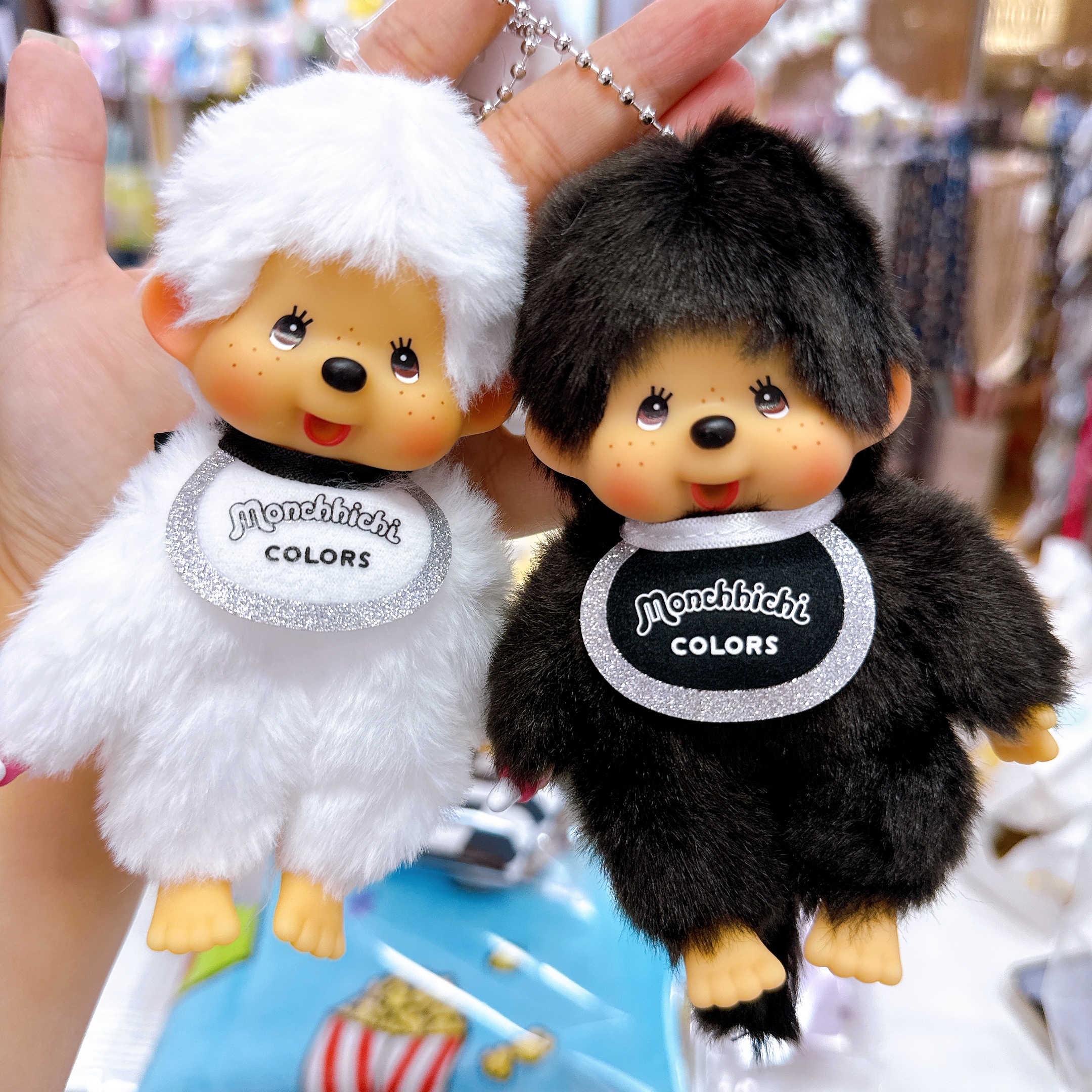 日本直送Monchhichi Colors七彩顏色公仔掛飾
