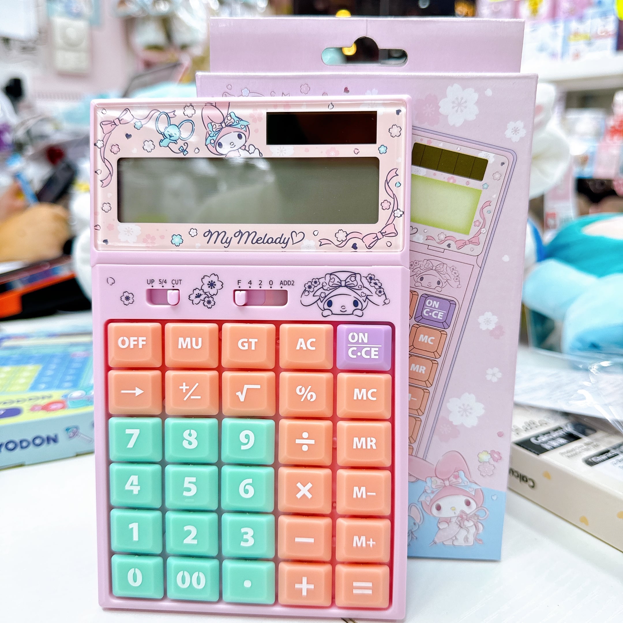 Sanrio計數機 可以調校角度 17×10.5 cm