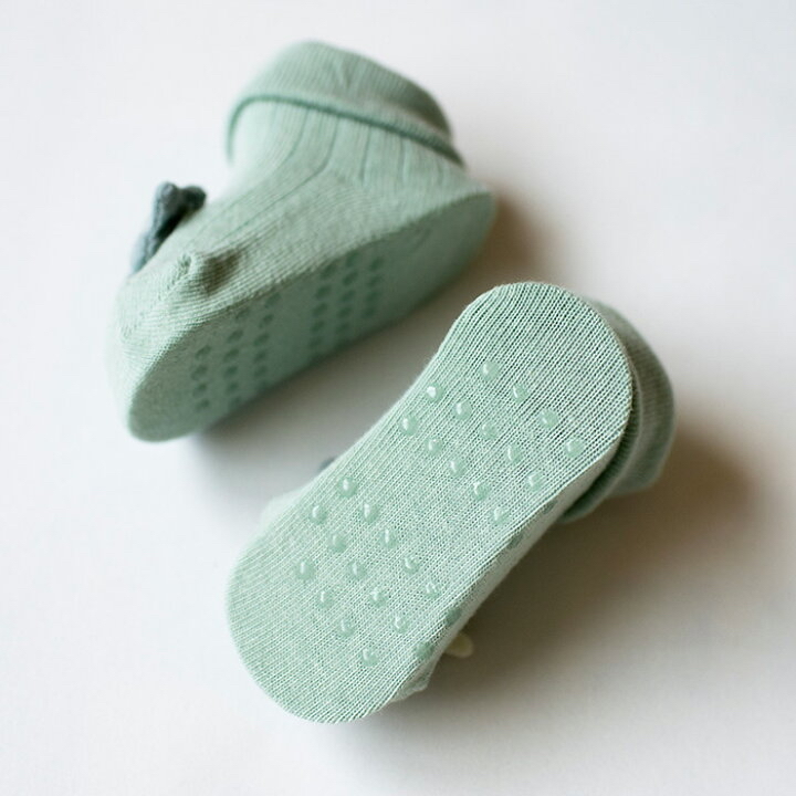 🌸預訂 日本直送🌸🇯🇵Mocmof三色恐龍公仔嬰兒防滑襪🦖