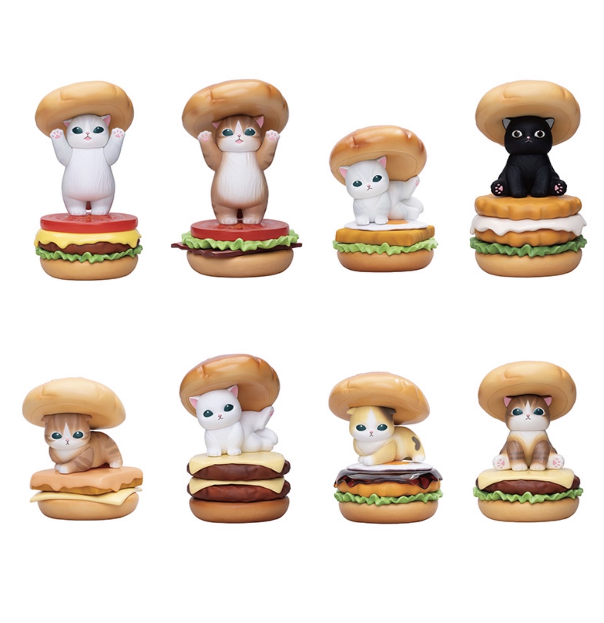 四月連線貨品 - 日本 Mofusand 可愛漢堡公仔手辦（盲抽）