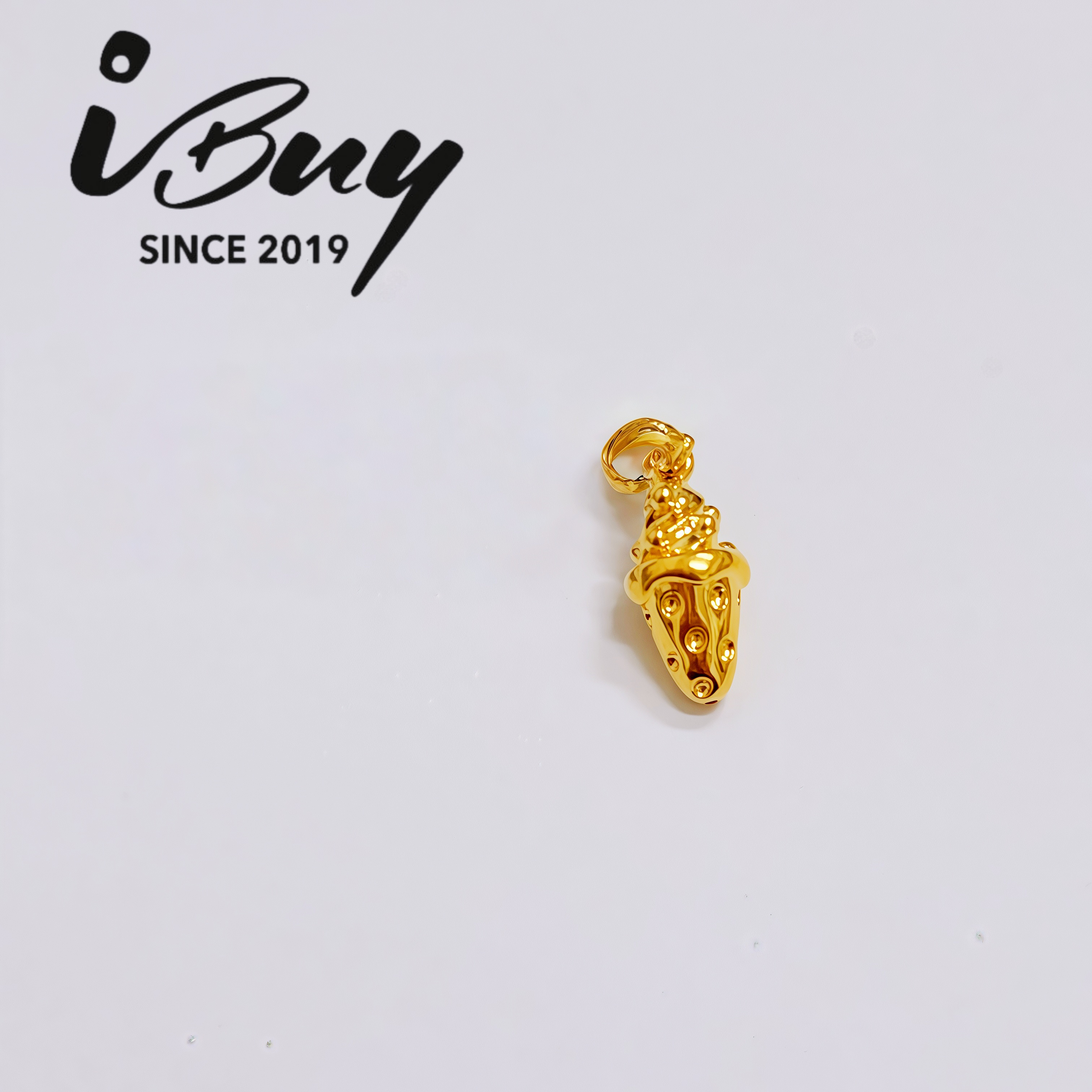 916 HARD GOLD ICE-CREAM BEAD 916 硬金 冰淇淋串咀
