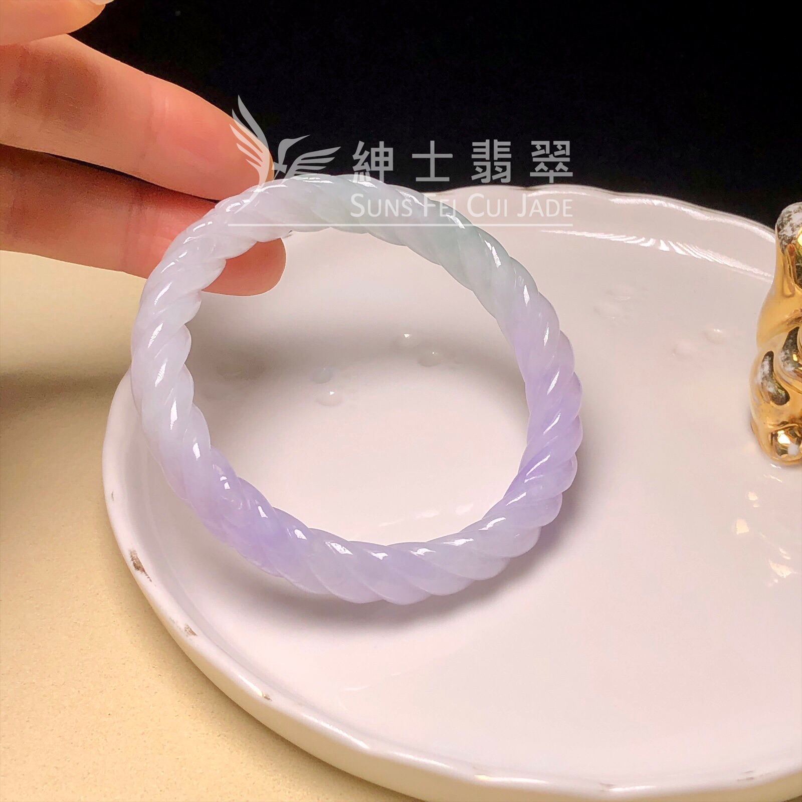 C06796 春彩扭紋鐲53.3mm