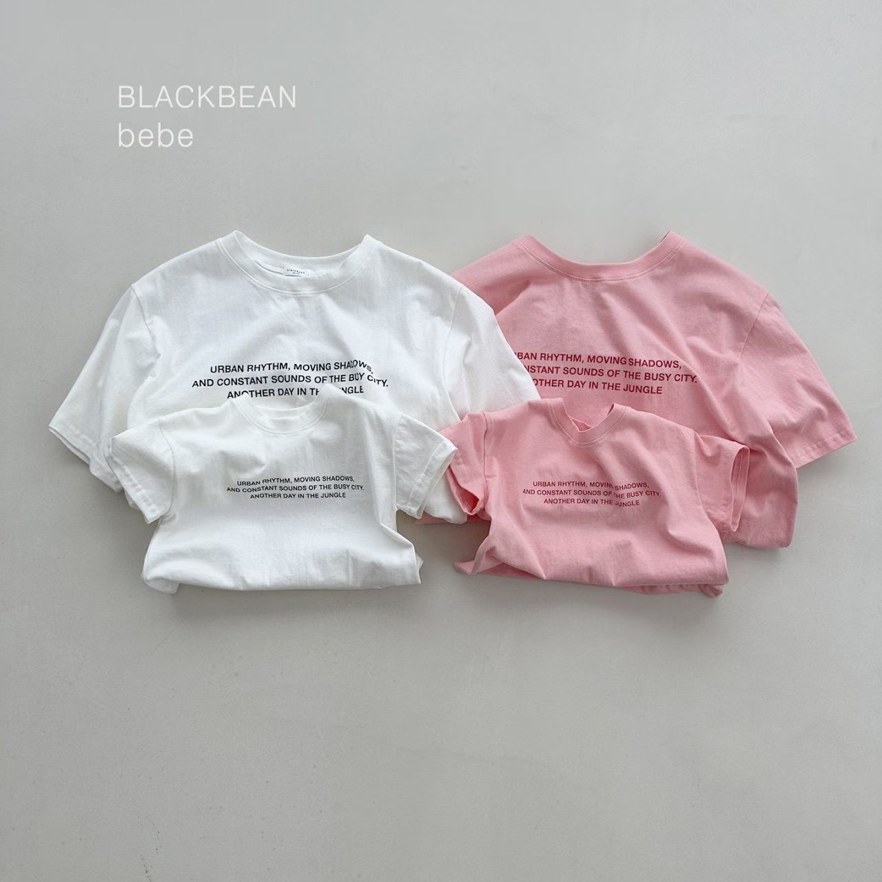 🇰🇷Blackbean&bebe tee親子