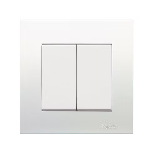 施耐德 元雅 白 2位雙控 開關掣