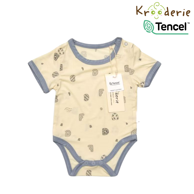 Krooderie TENCEL Short Sleeve Baby Romper