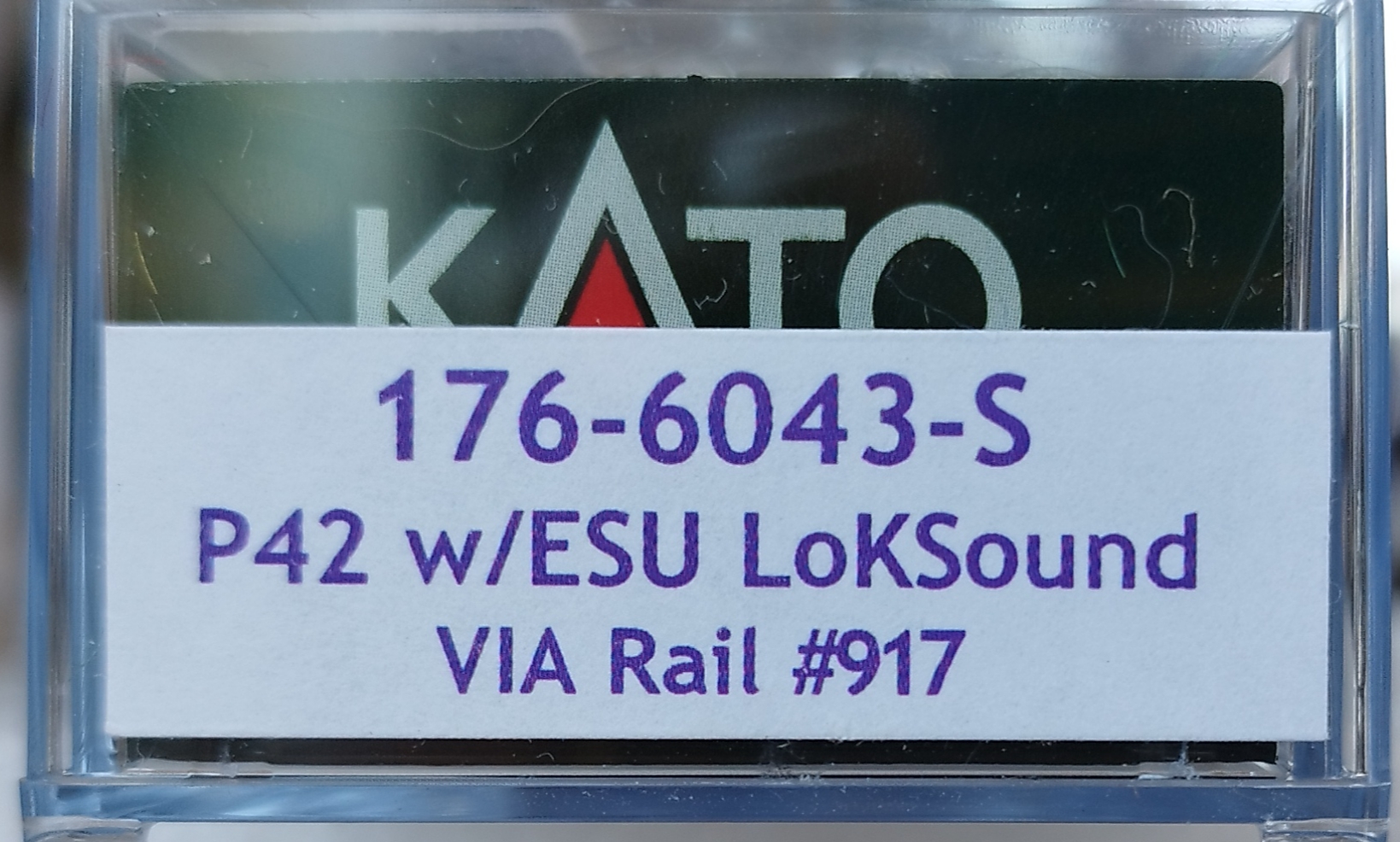 Kato P42 VIA #917 DCC Sound N 1:160