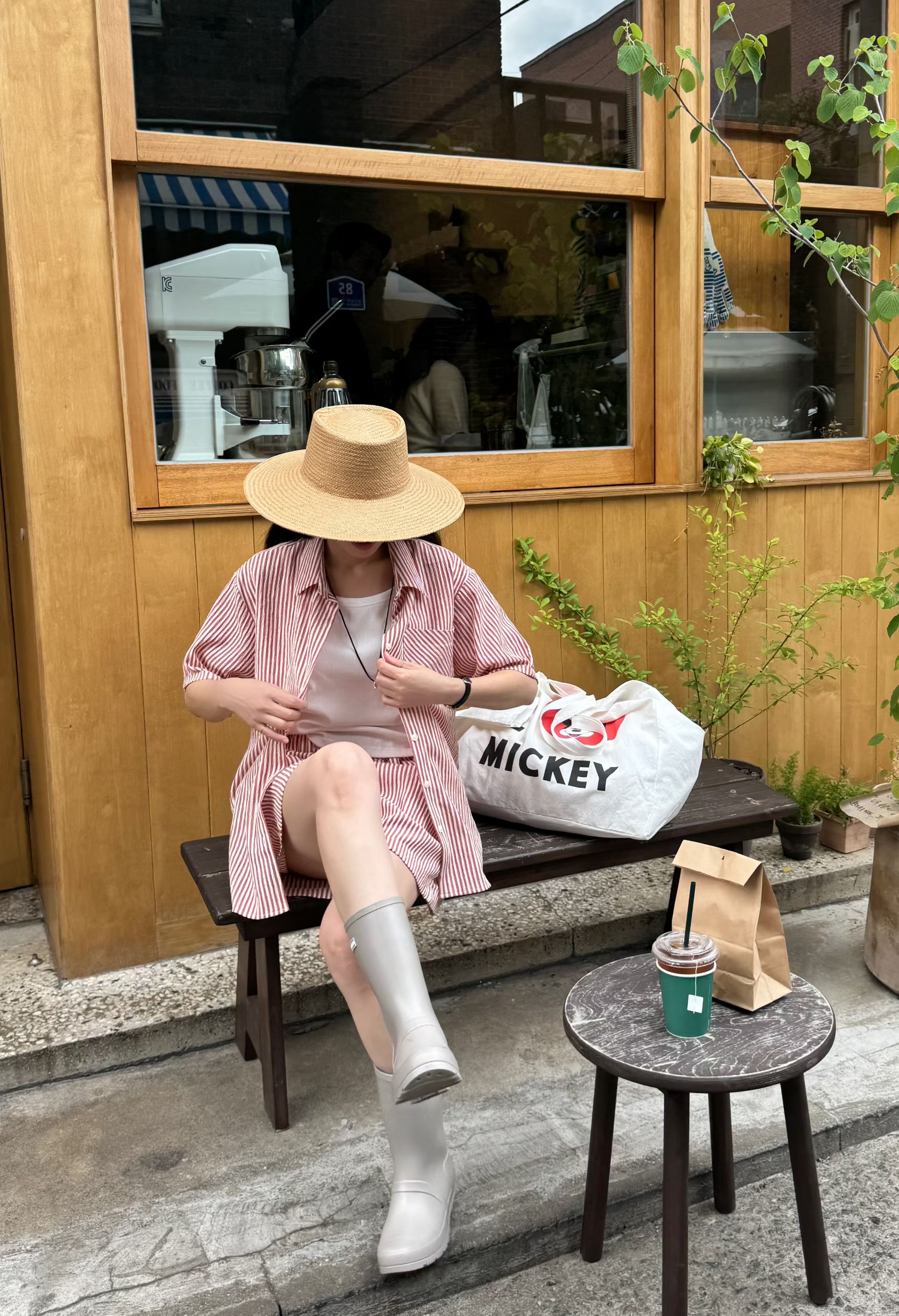 🇰🇷東大門女裝 | stripe shorts 