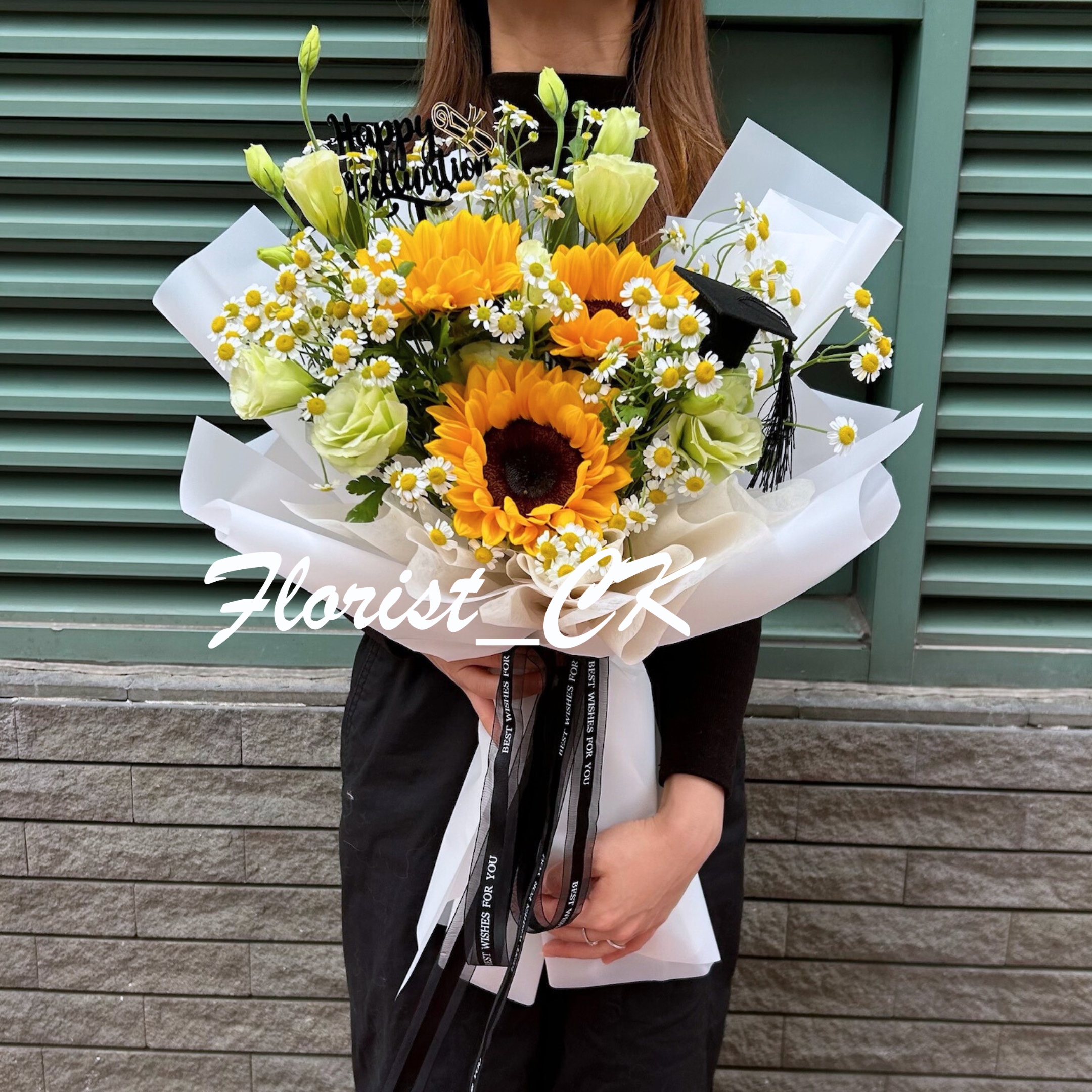 【2026 畢業鮮花推介】Eclat Dawn｜向日葵鮮花花束  (預訂款)