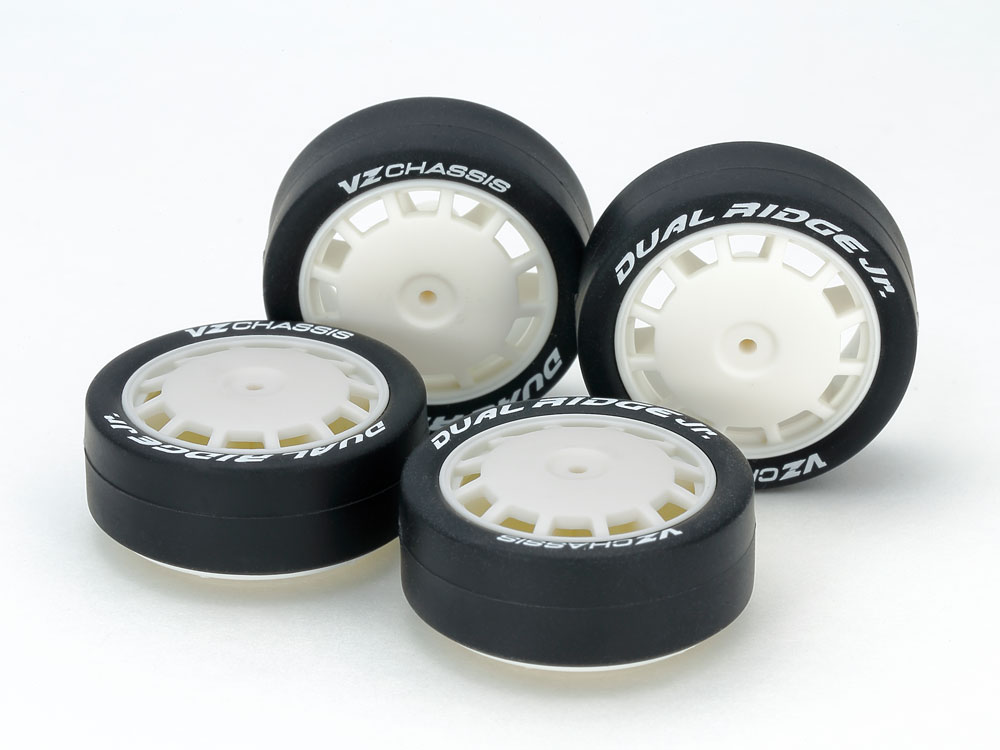 SUPER HARD LOW-PROFILE TIRE & REINFORCED WHEEL SET (DISH, DUAL RIDGE Jr.)