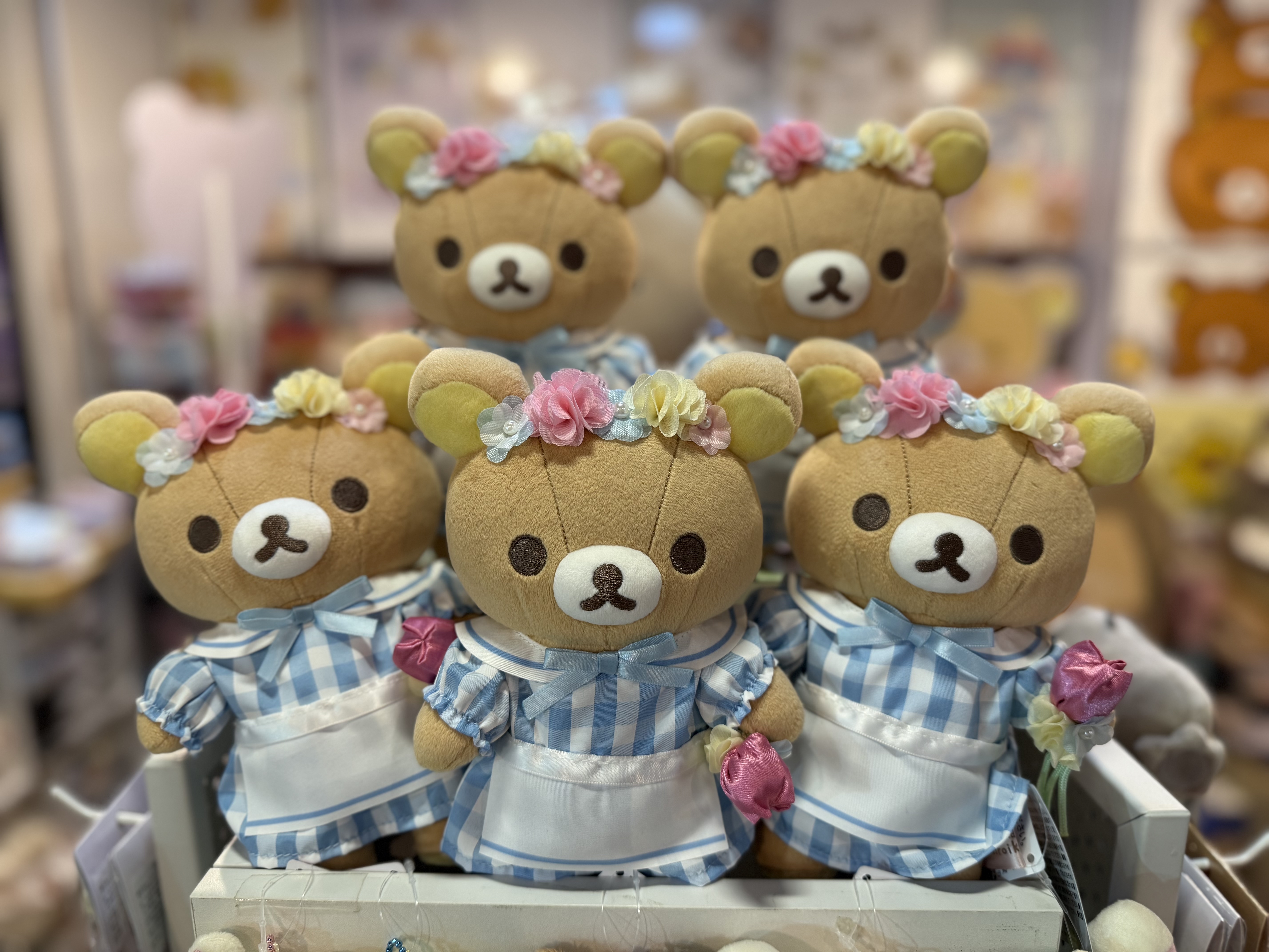 《現貨》全新日本東京站/梅田專店限定Rilakkuma 花花造型公仔