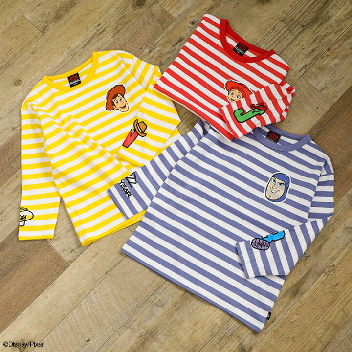 🇯🇵預訂 日本直送🇯🇵Babydoll x Toy Story系列三色人物印花條紋長袖上衣