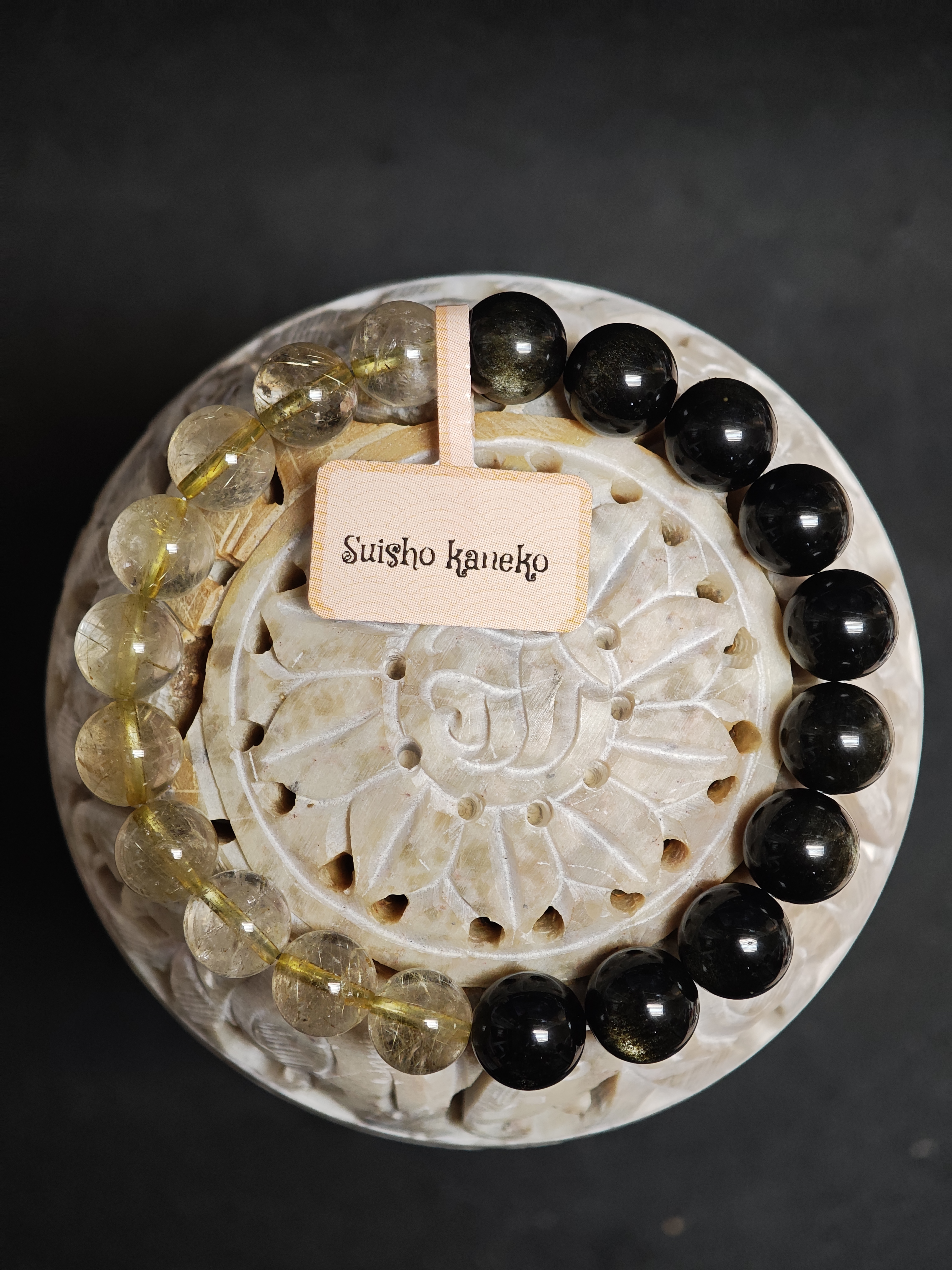 ✨新品DIY水晶手串✨✨金髮晶✨💫金曜石🟡✨