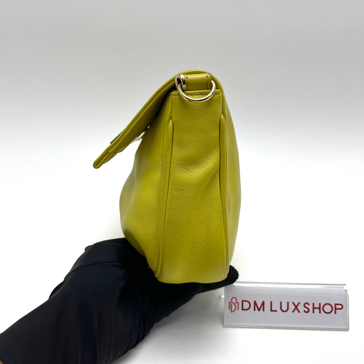 Fendi Fendista Pochette Crossbody Bag Yellow