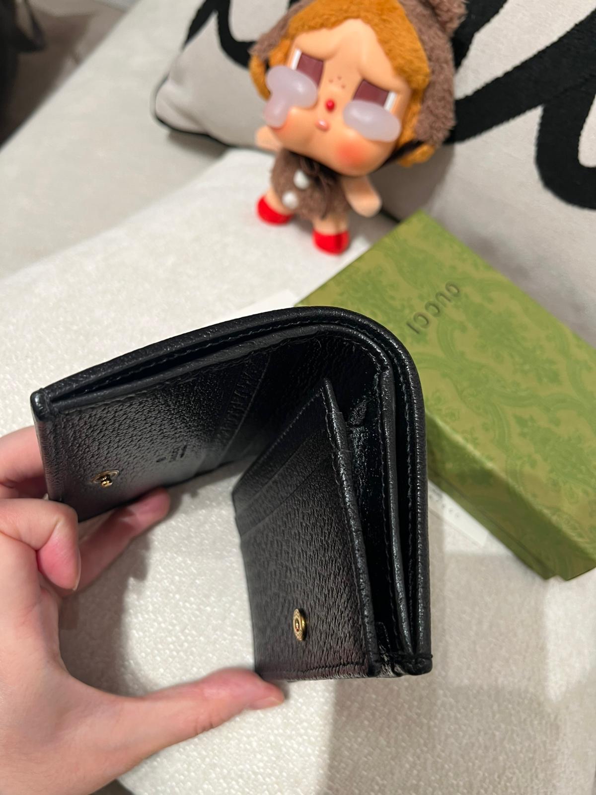 Gucci bamboo wallet calfskin 100%Authentic,unused ✅dust bag  ✅box