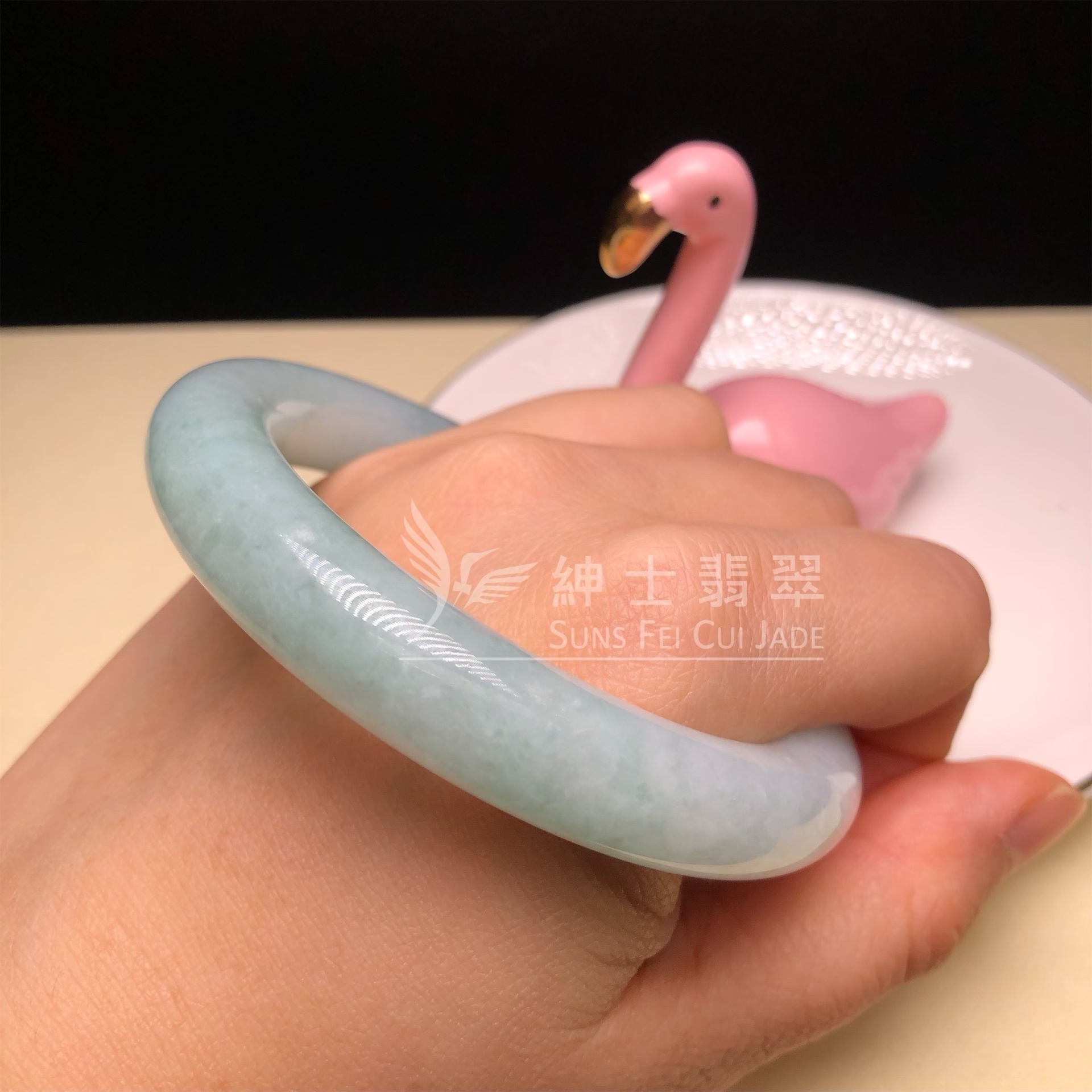 湖水綠圓鐲56.2mm C06225