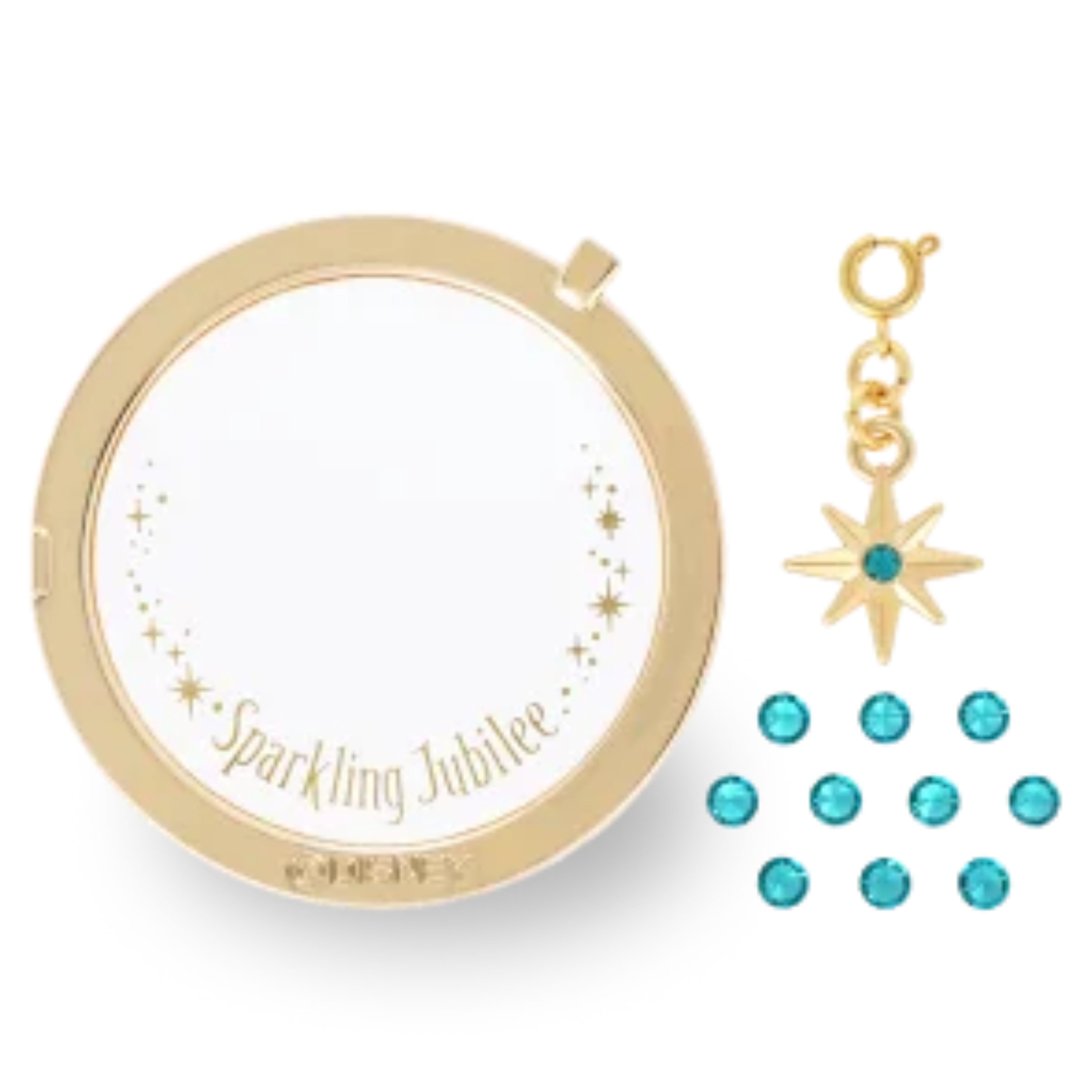 【預訂】DisneySea 25th Jubilee Locket - cover set (金配藍)