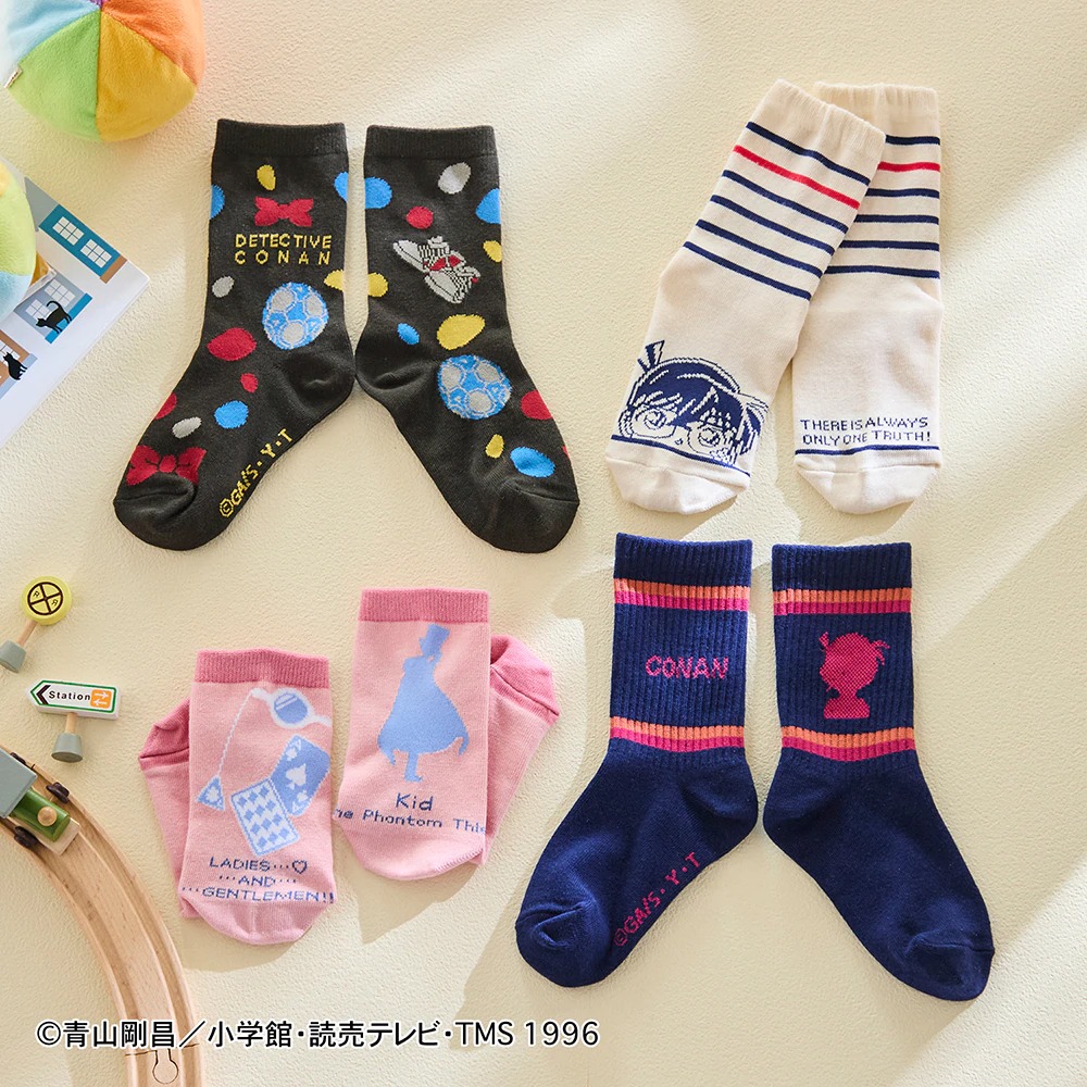 🆕【⭐訂購⭐】日本直送🇯🇵 #名偵探柯南 小童襪［4款選］[PLHA-0008] [260903]