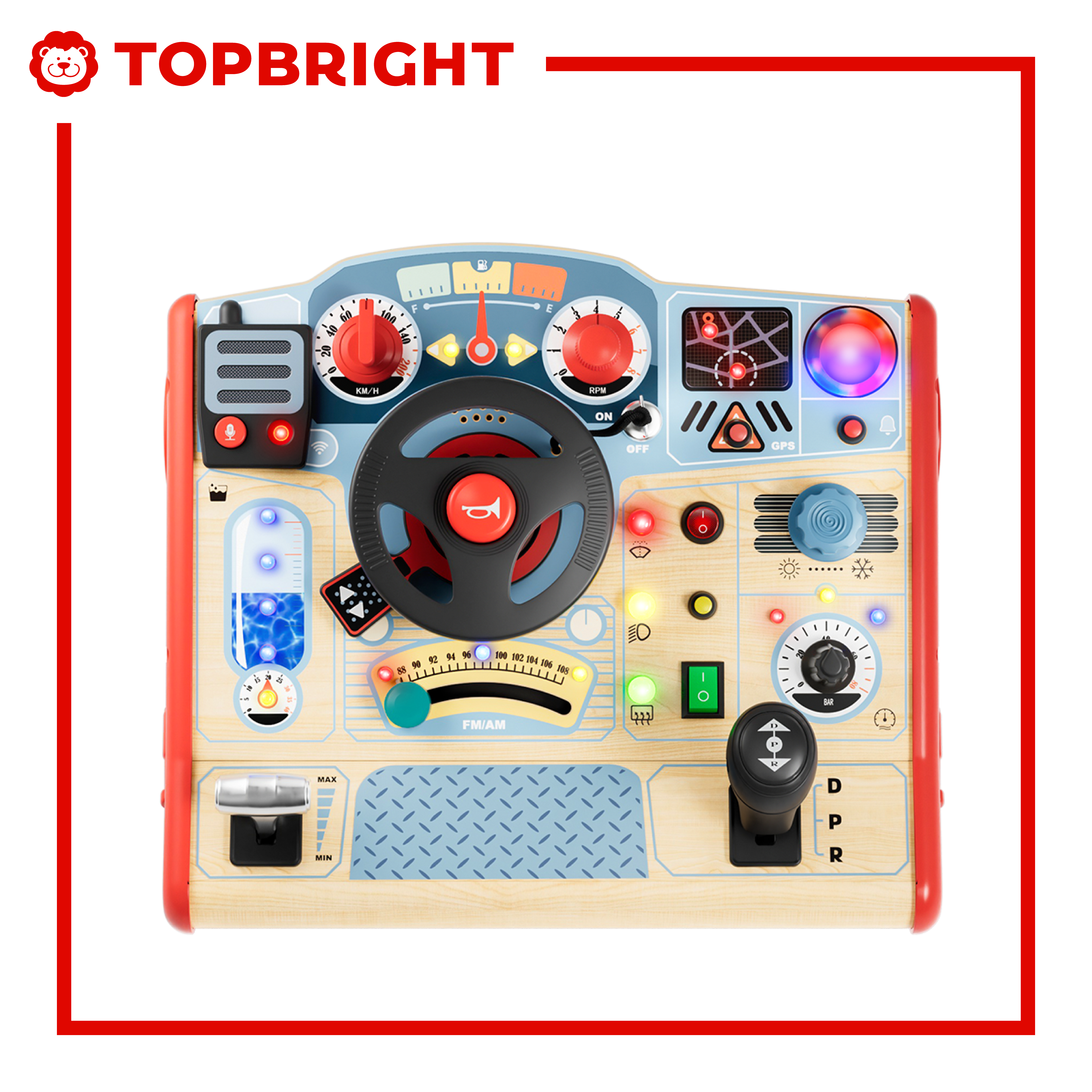 小英雄消防車操作台  Busy Board Fire Fighter