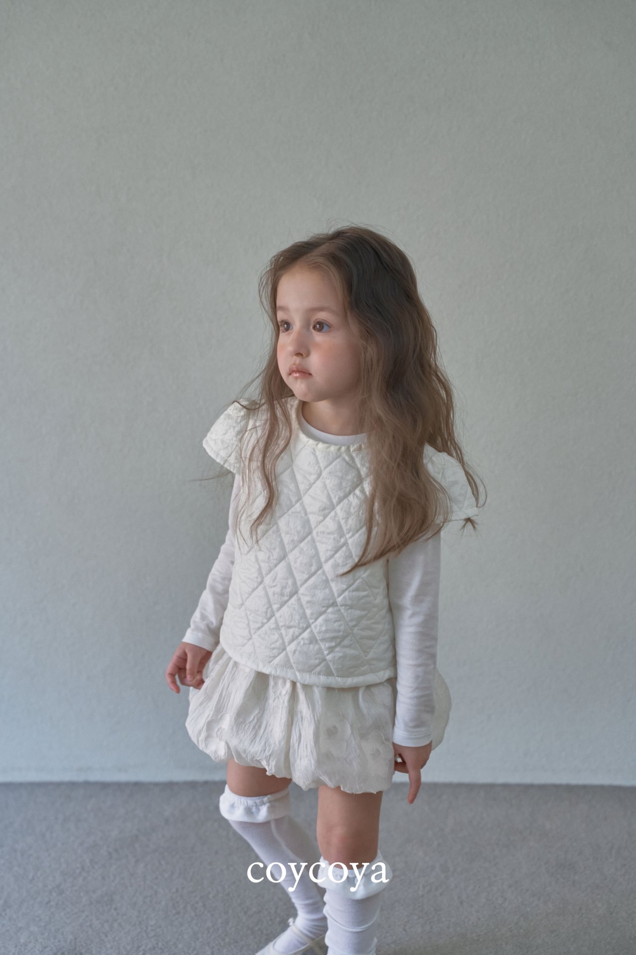 🌸預訂 韓國直送🌸🇰🇷COYCOYA兩色絎縫短袖上衣