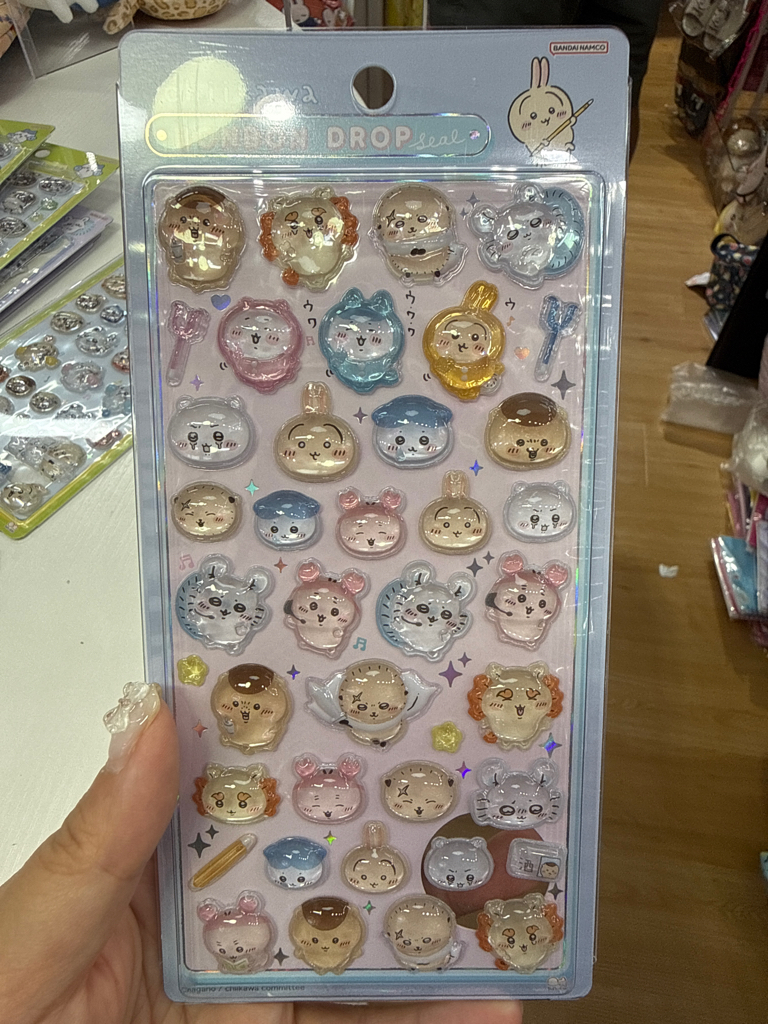 日本直送Chiikawa bon bon drop seal貼紙