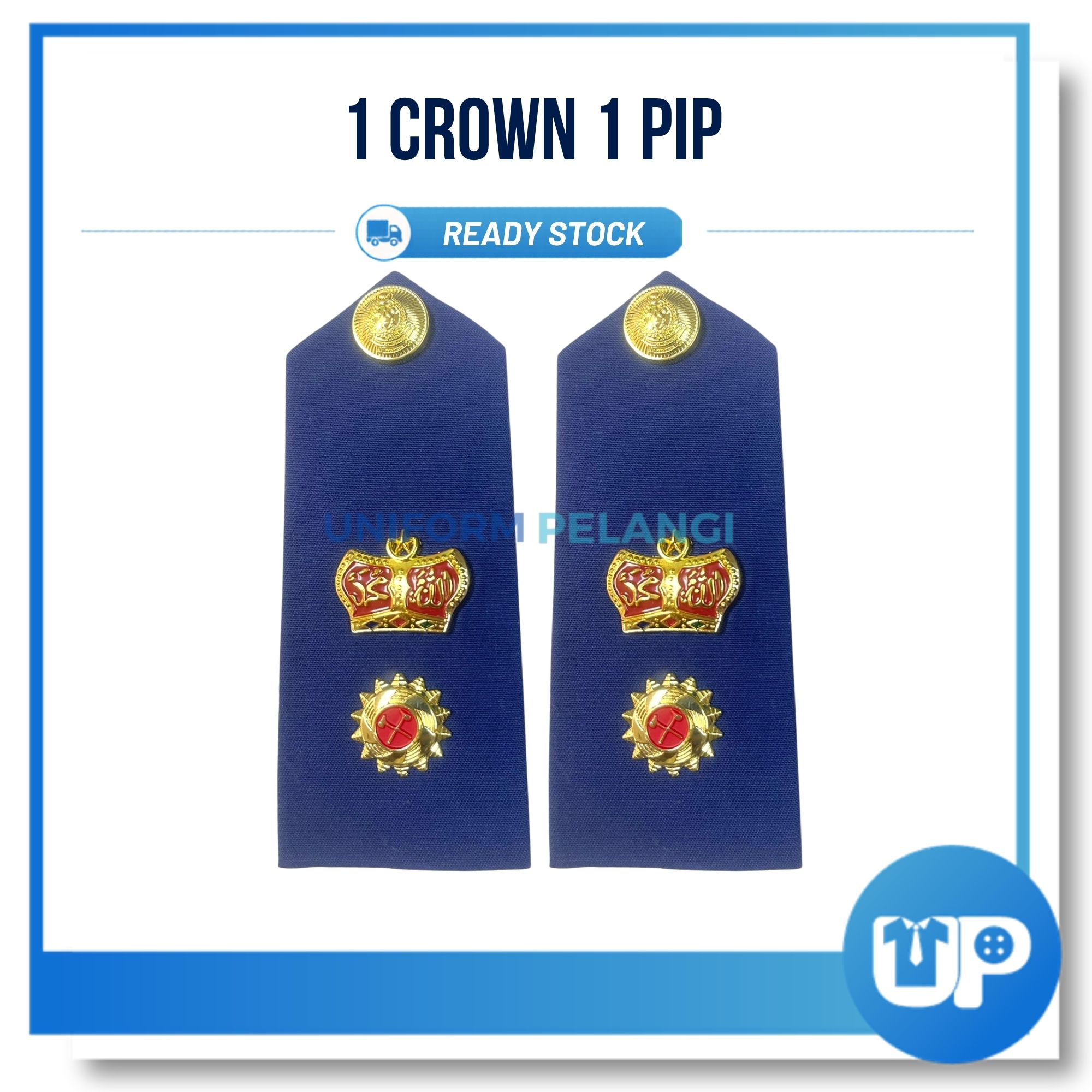 [PREORDER] Pangkat Epolet Bomba Tanda Pangkat Biru