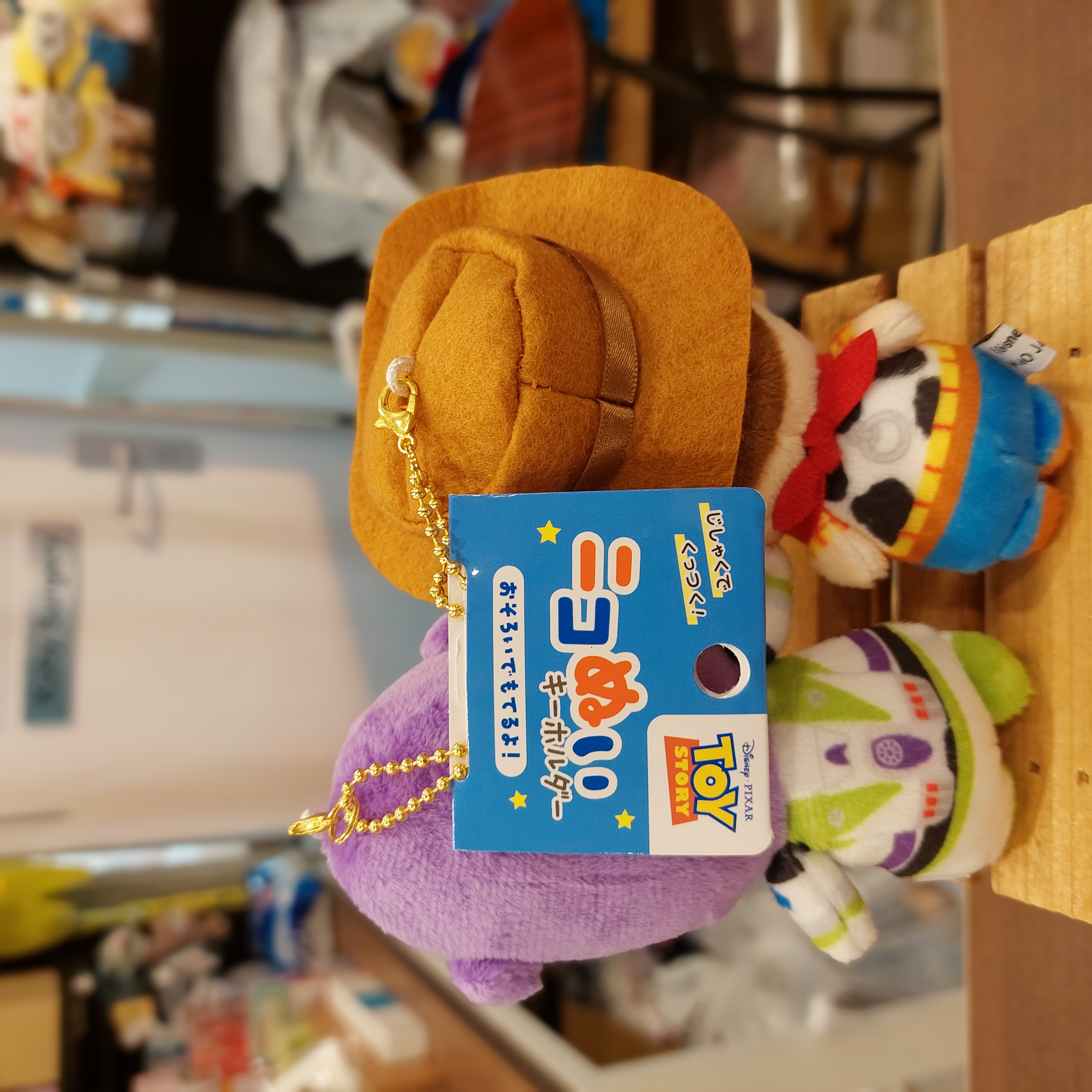 原裝日本 廸士尼 胡廸 巴斯光年 Woody Buzz 對裝 磁石吊飾 掛件 