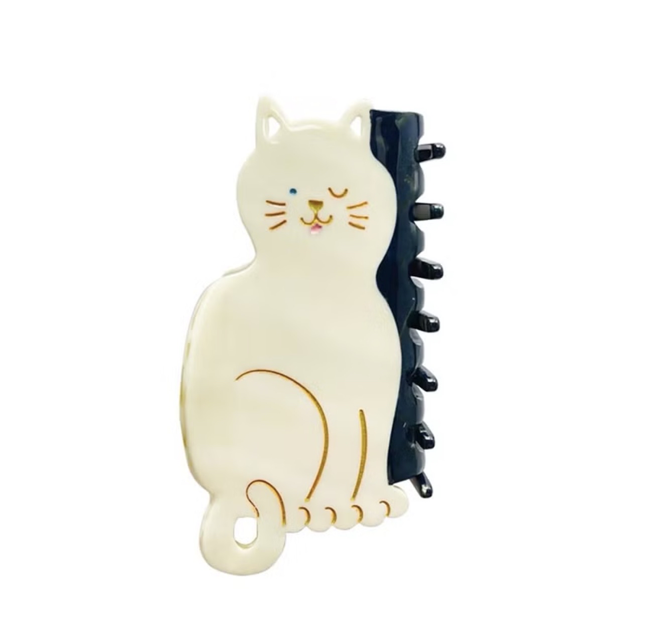 小白貓 抓夾 鯊魚夾