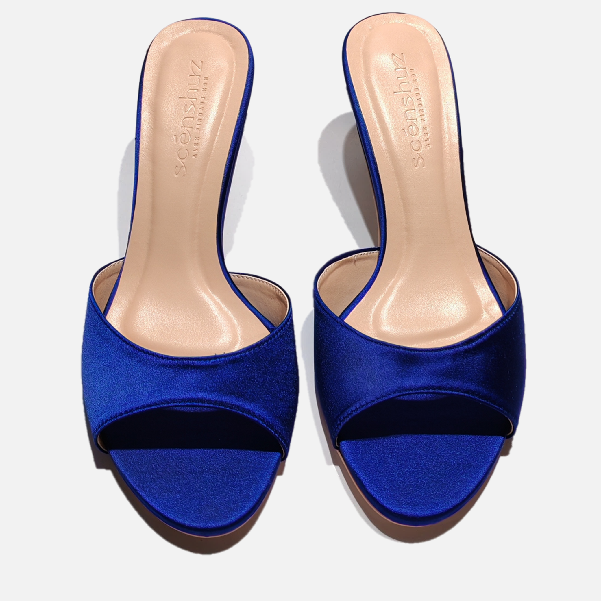 MAYA 65 INDIGO SATIN